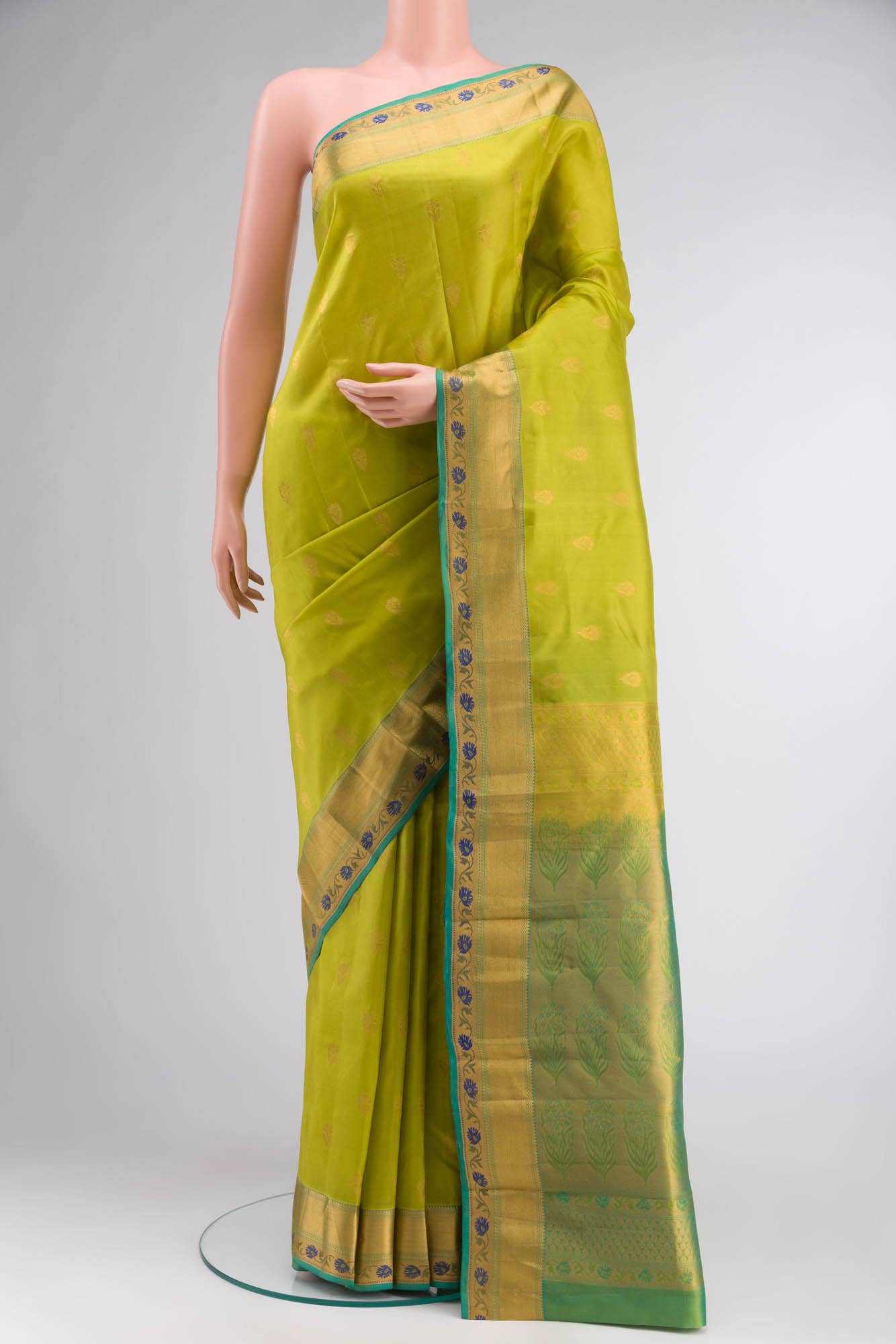 Green Kanchipuram Silk Saree