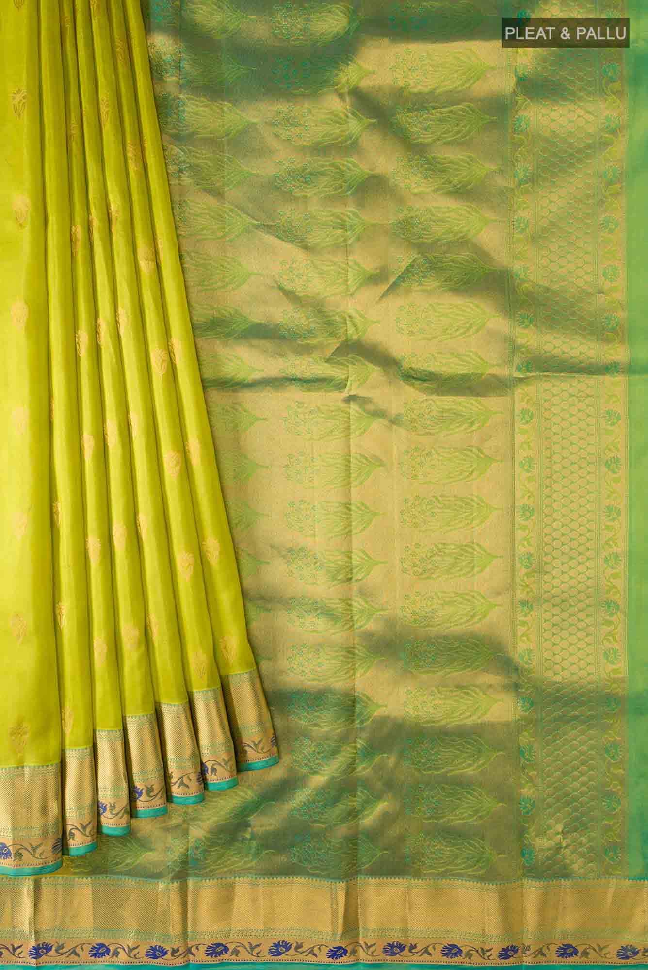 Green Kanchipuram Silk Saree
