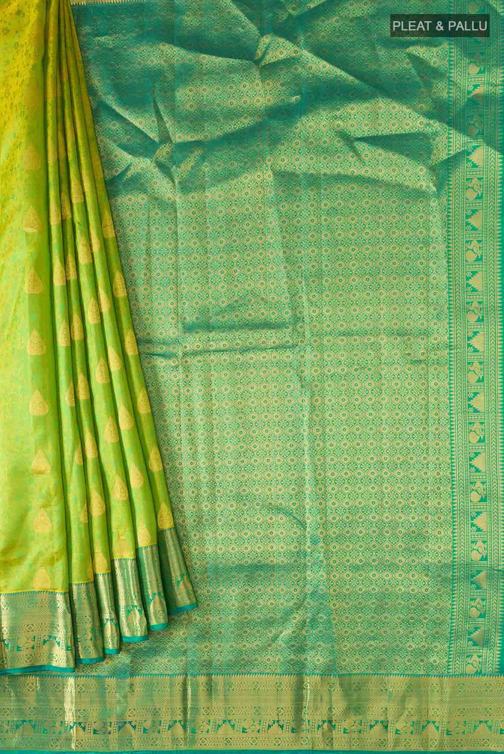 Green Kanchipuram Silk Saree