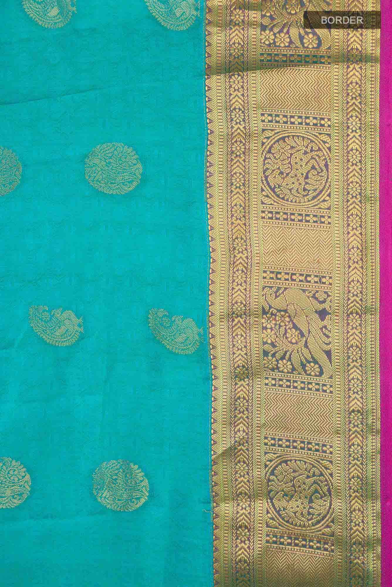Green Kanchipuram Silk Saree