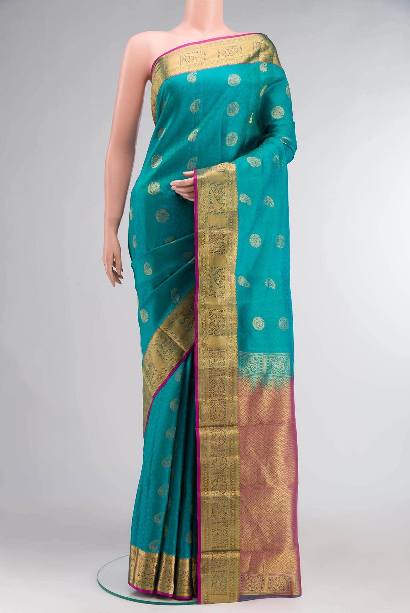 Green Kanchipuram Silk Saree