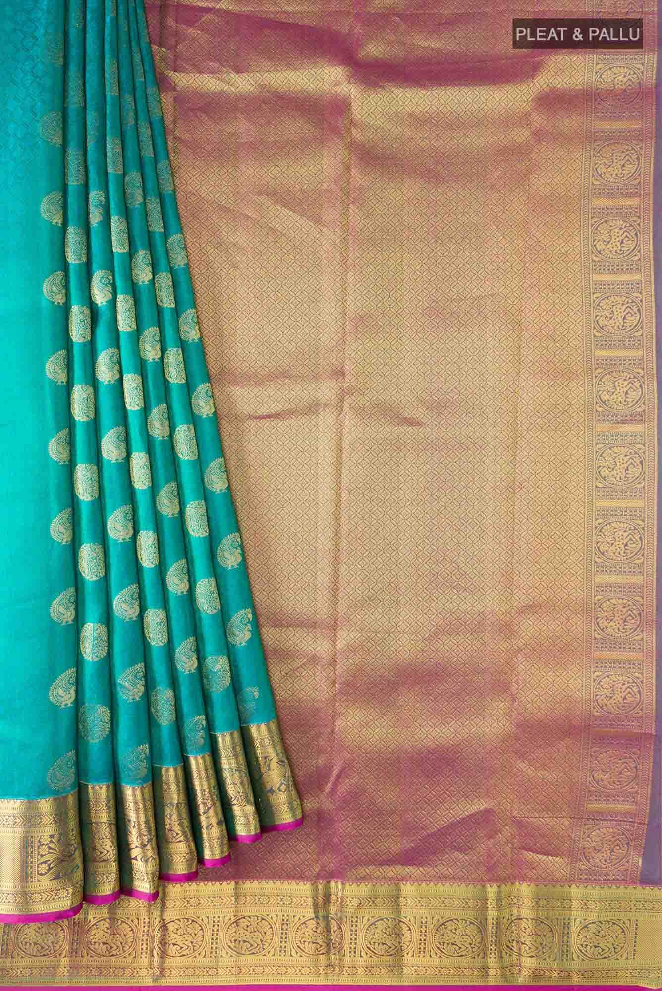 Green Kanchipuram Silk Saree