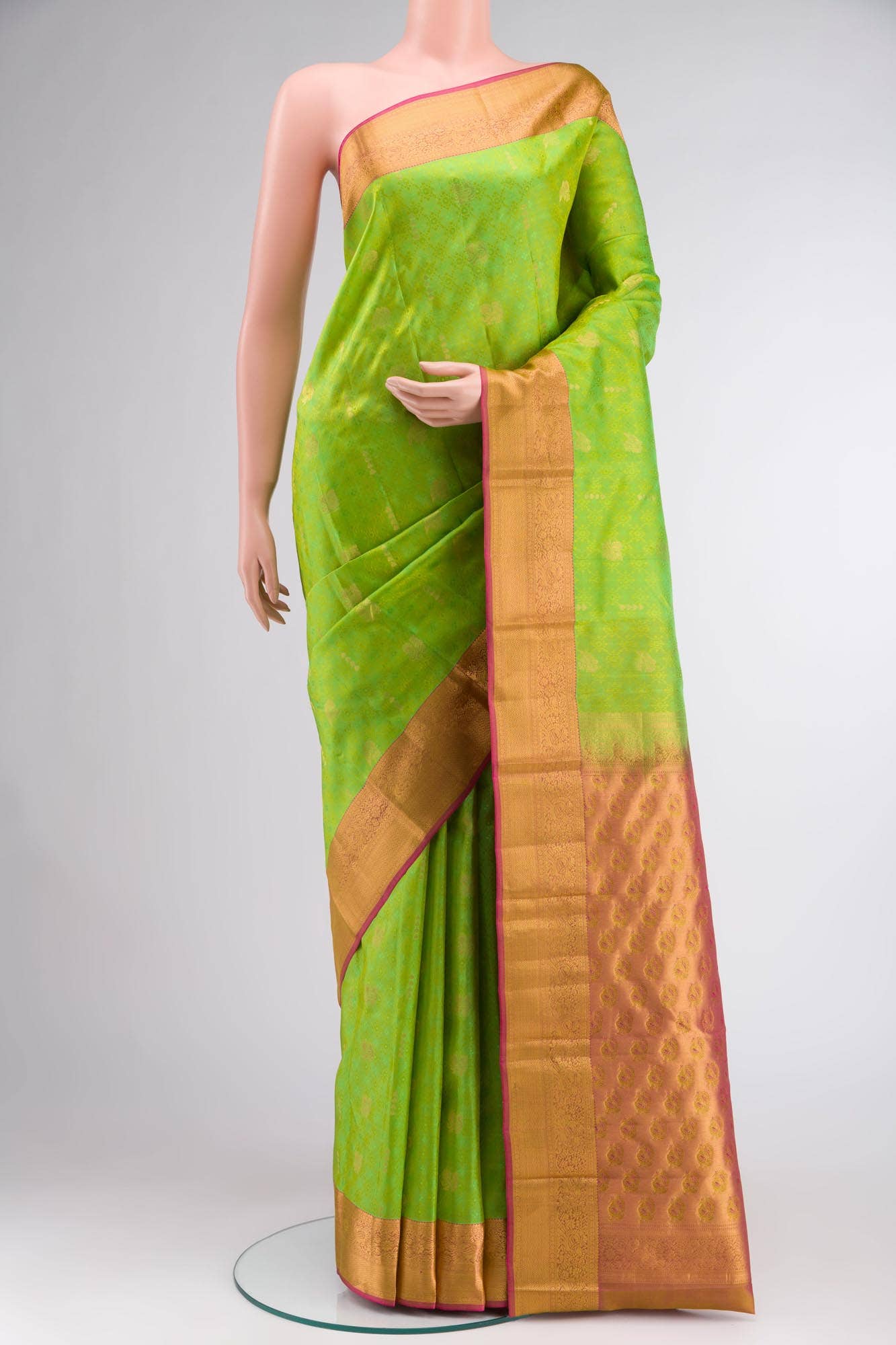 Green Kanchipuram Silk Saree