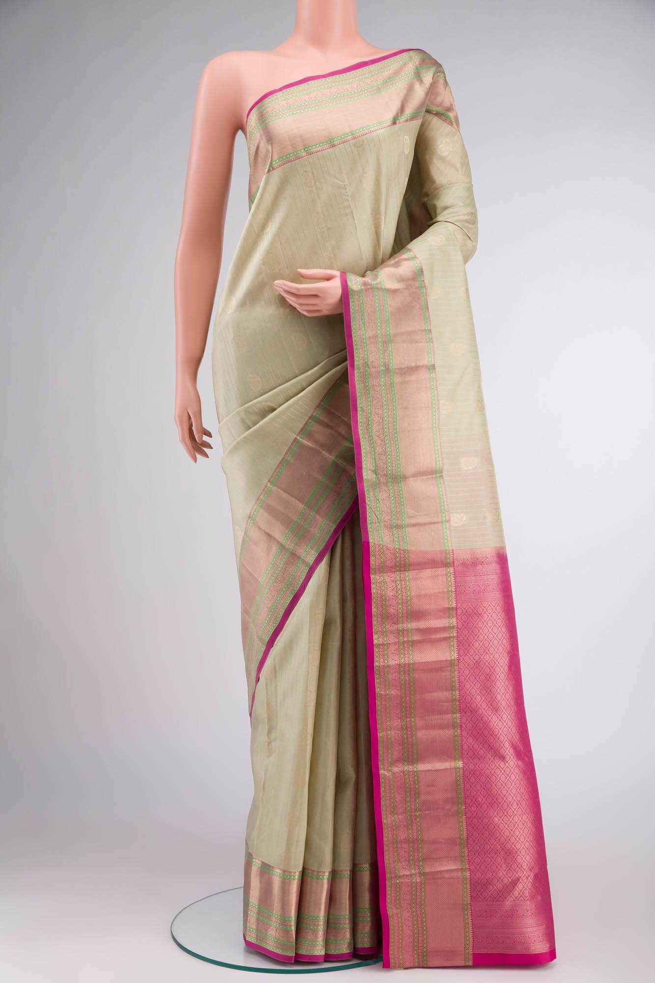 Green Kanchipuram Silk Saree