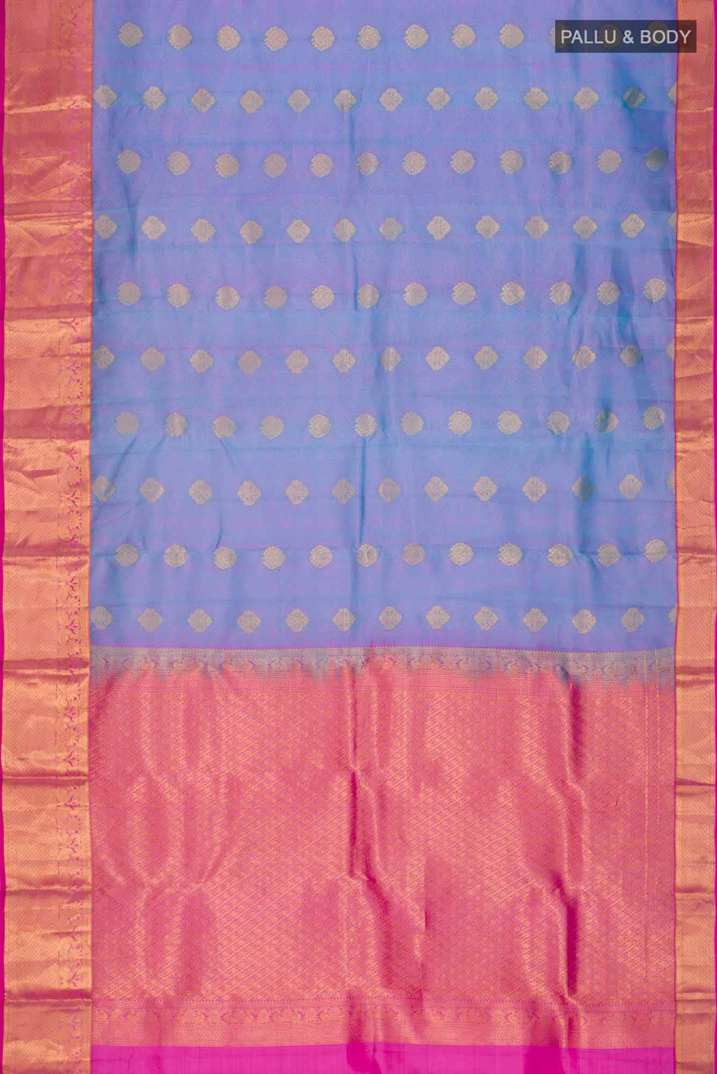 Blue Kanchipuram Silk Saree