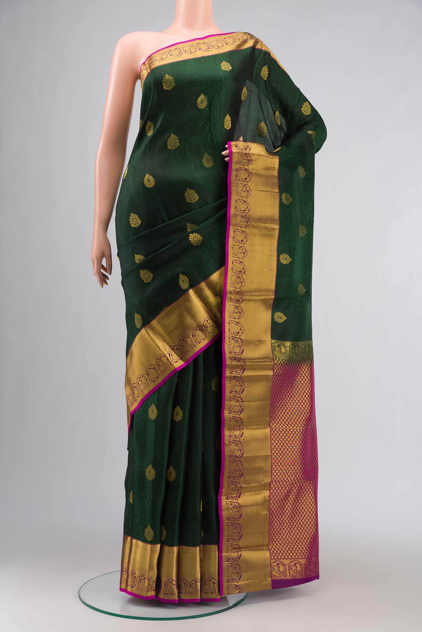 Green Kanchipuram Silk Saree