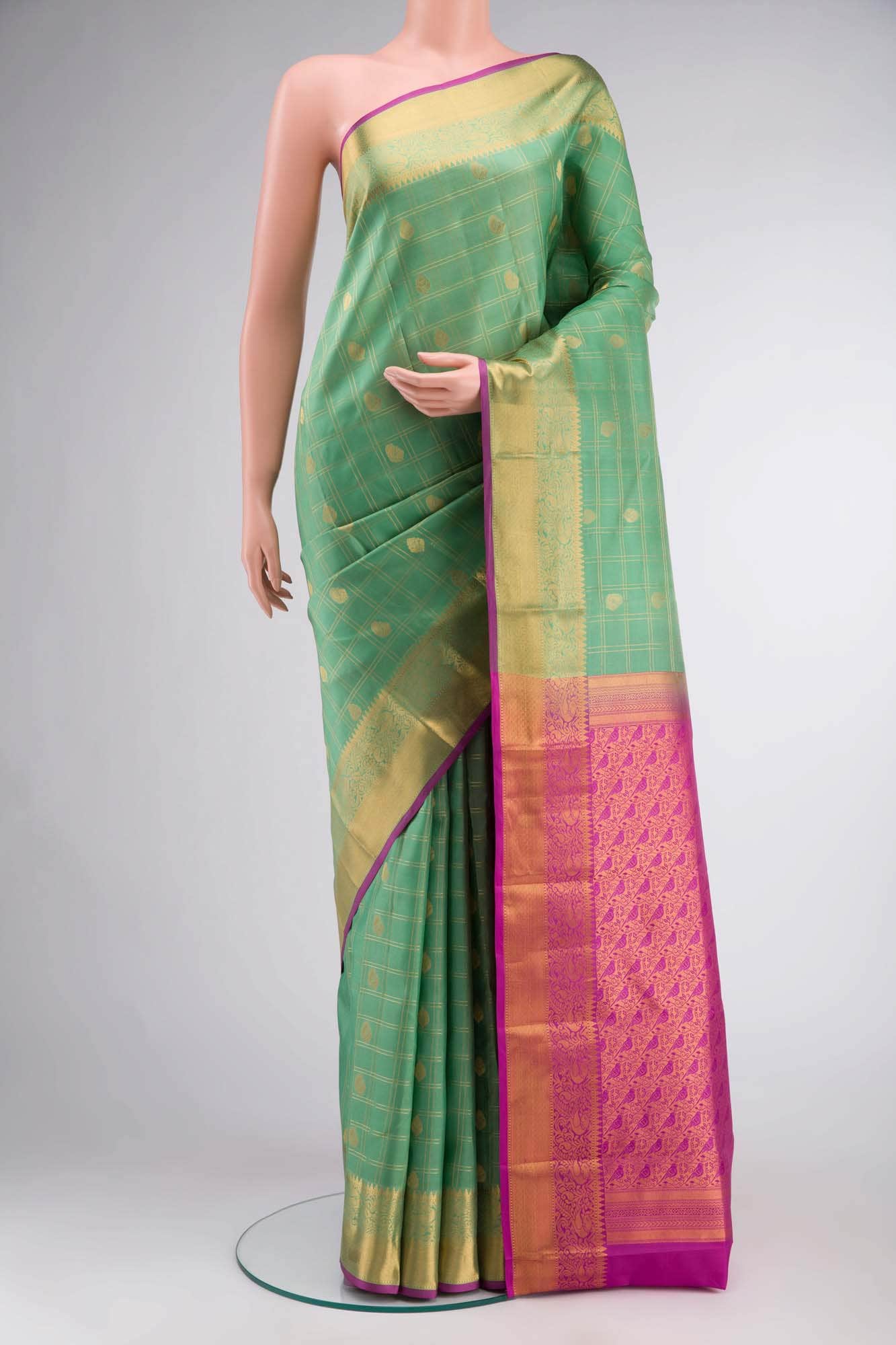 Green Kanchipuram Silk Saree