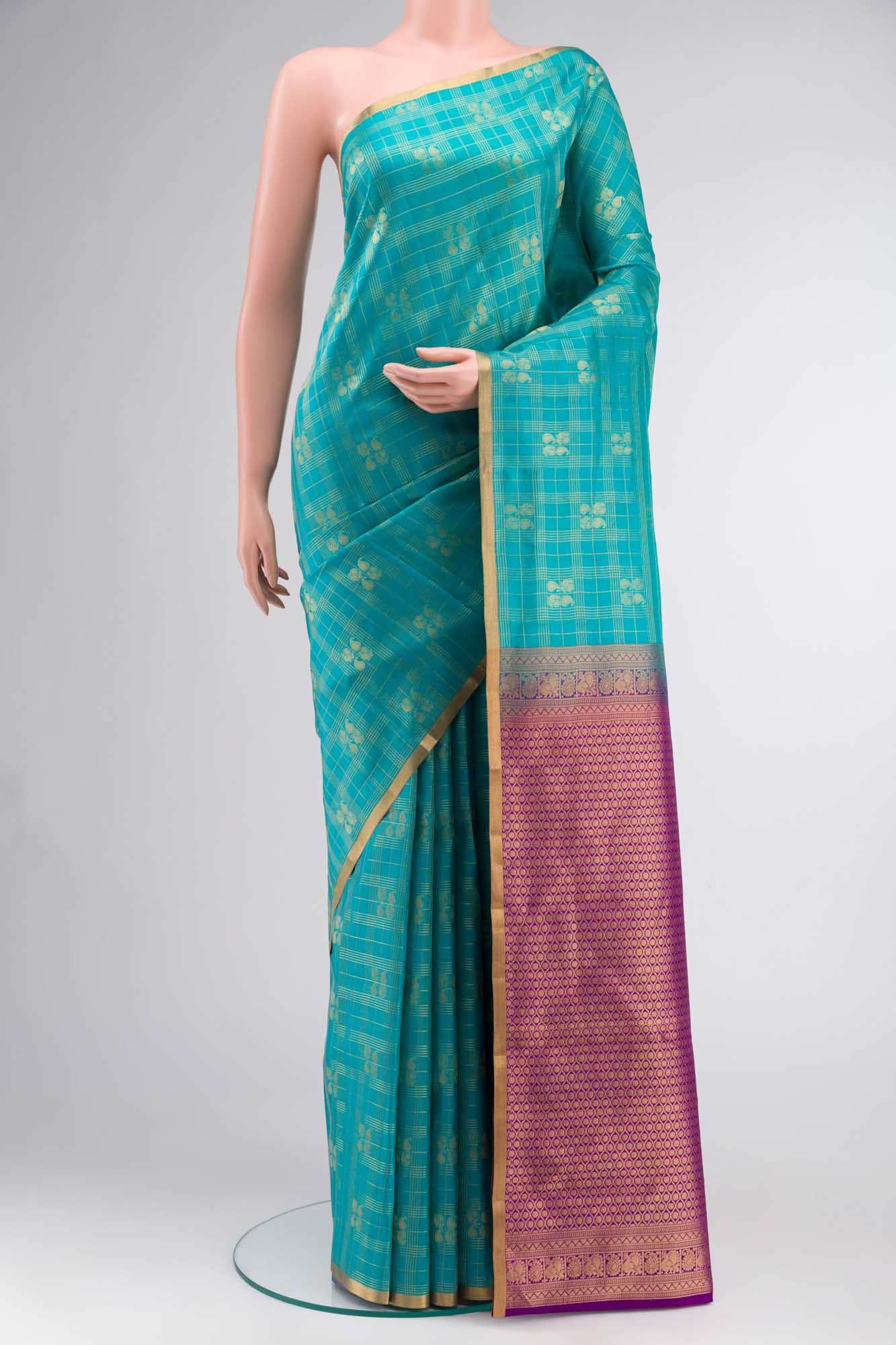 Green Kanchipuram Silk Saree