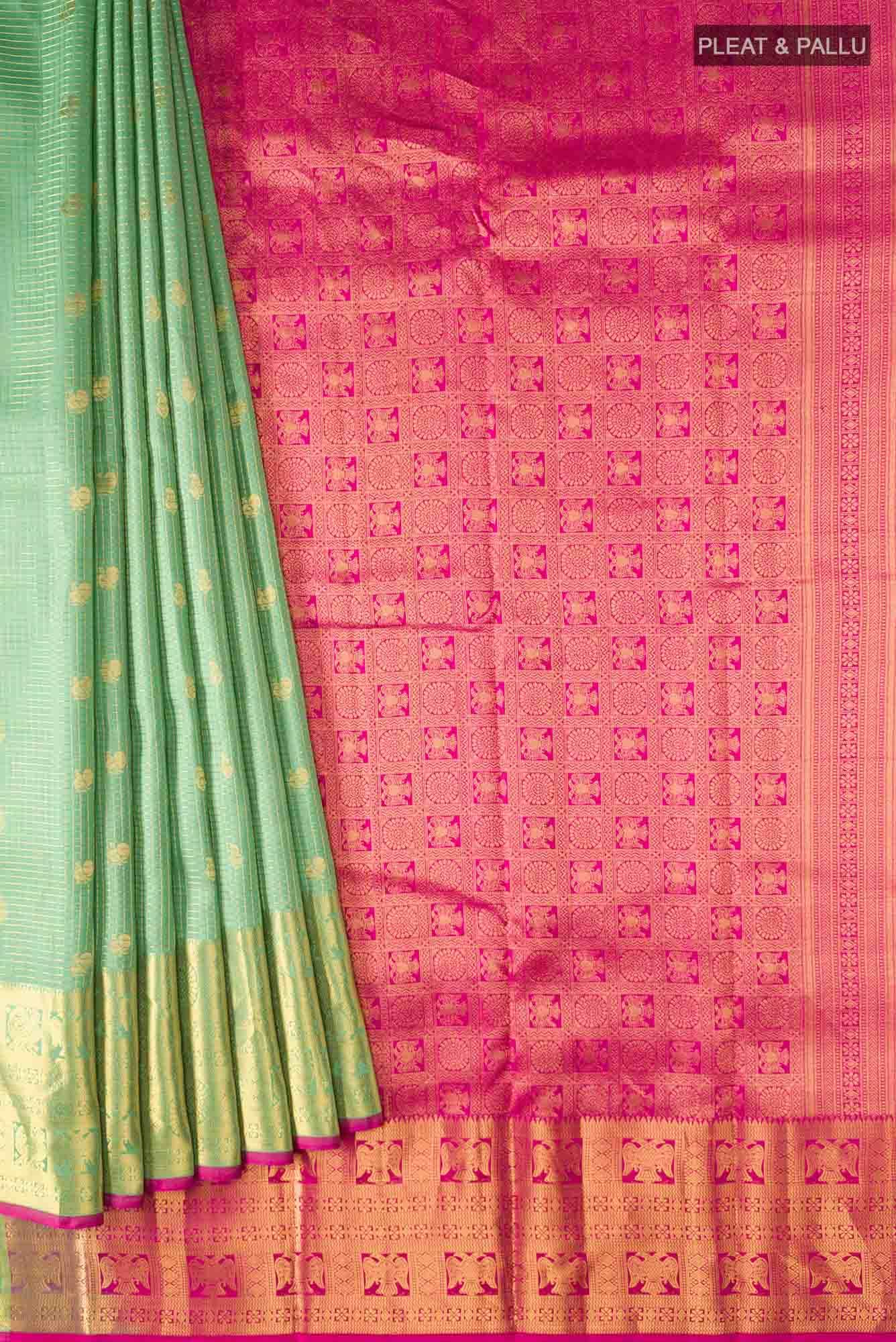 Green Kanchipuram Silk Saree