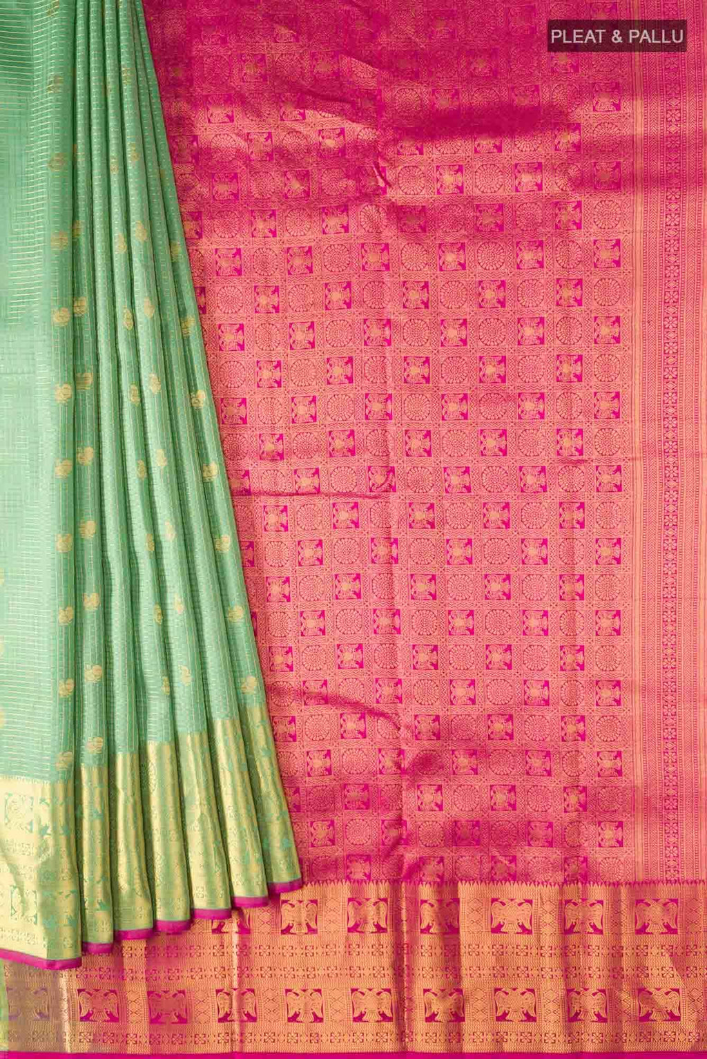 Green Kanchipuram Silk Saree