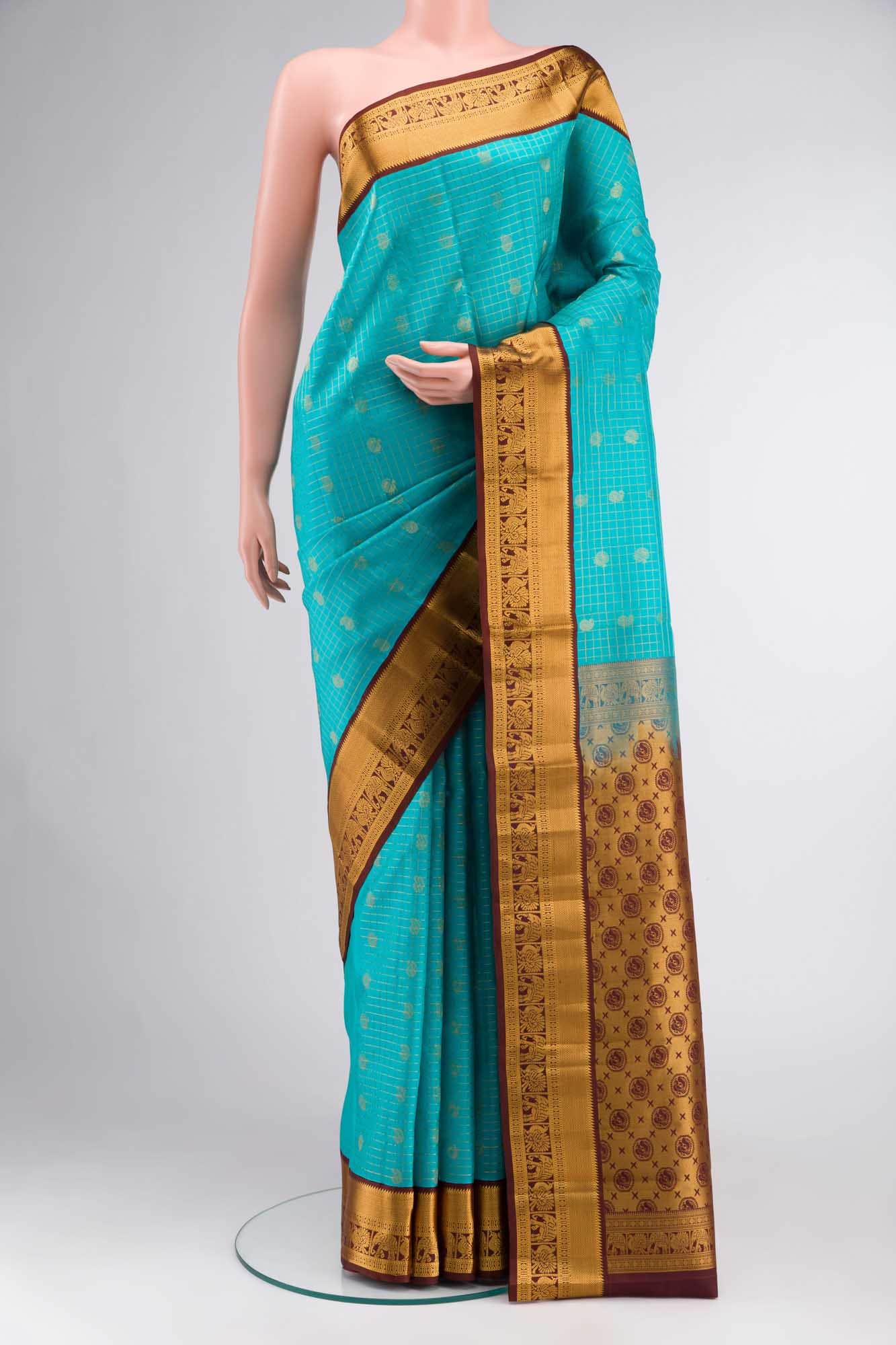 Green Kanchipuram Silk Saree