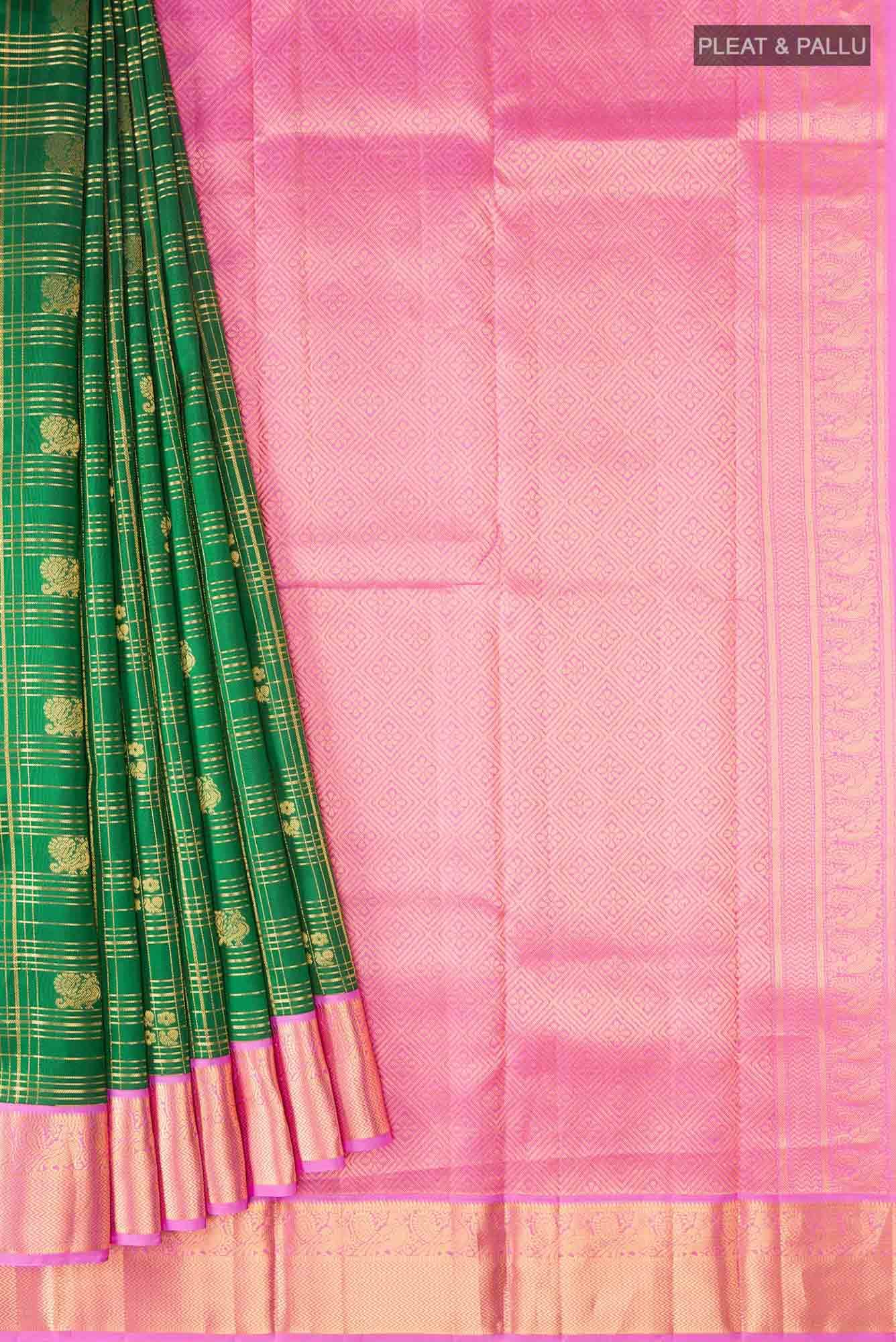 Green Kanchipuram Silk Saree