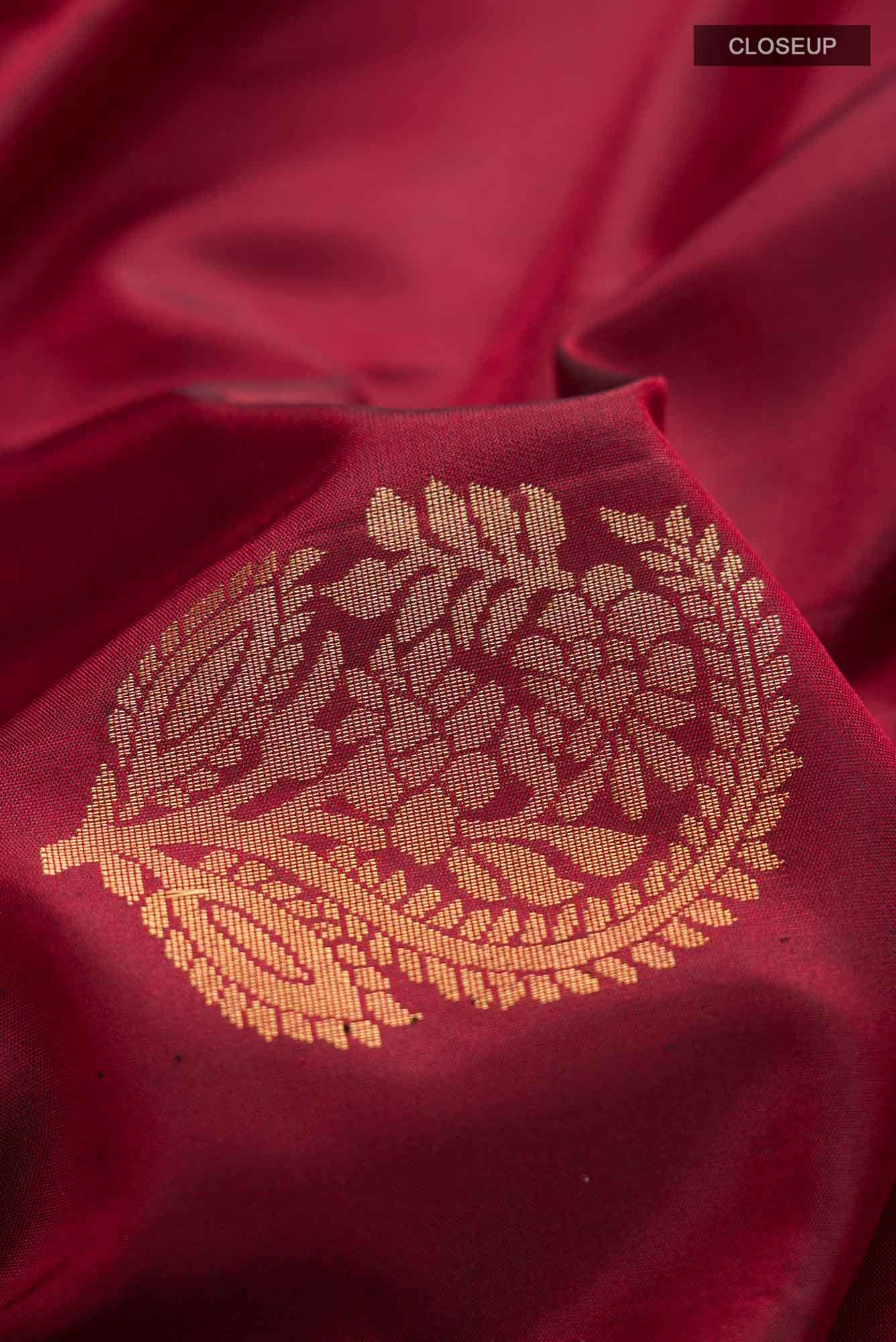Maroon Soft Silk Saree