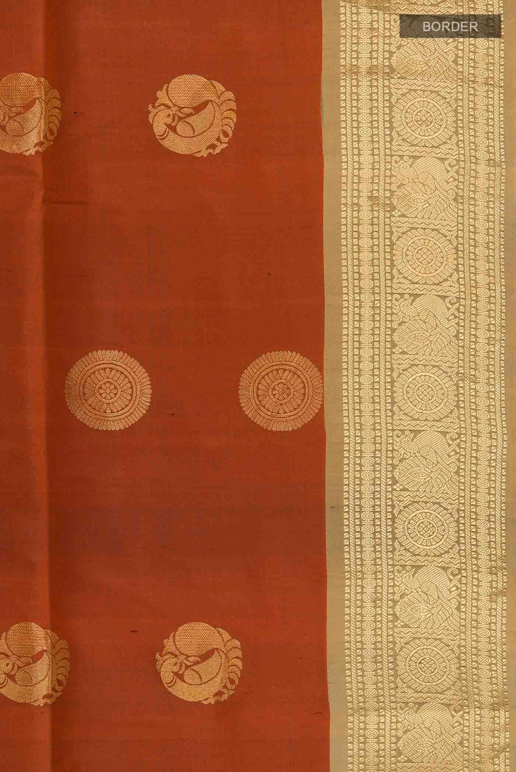 Rust Soft Silk Saree