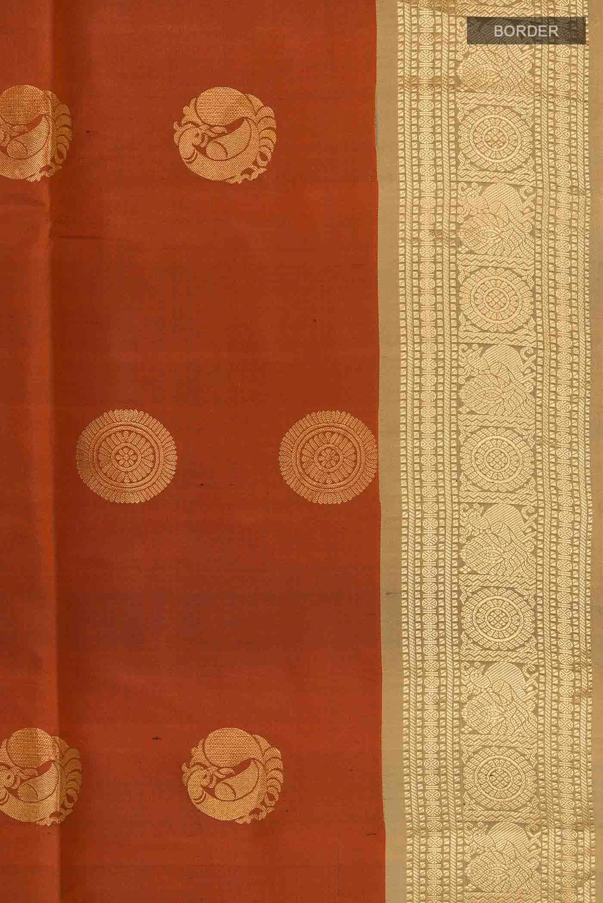 Rust Soft Silk Saree
