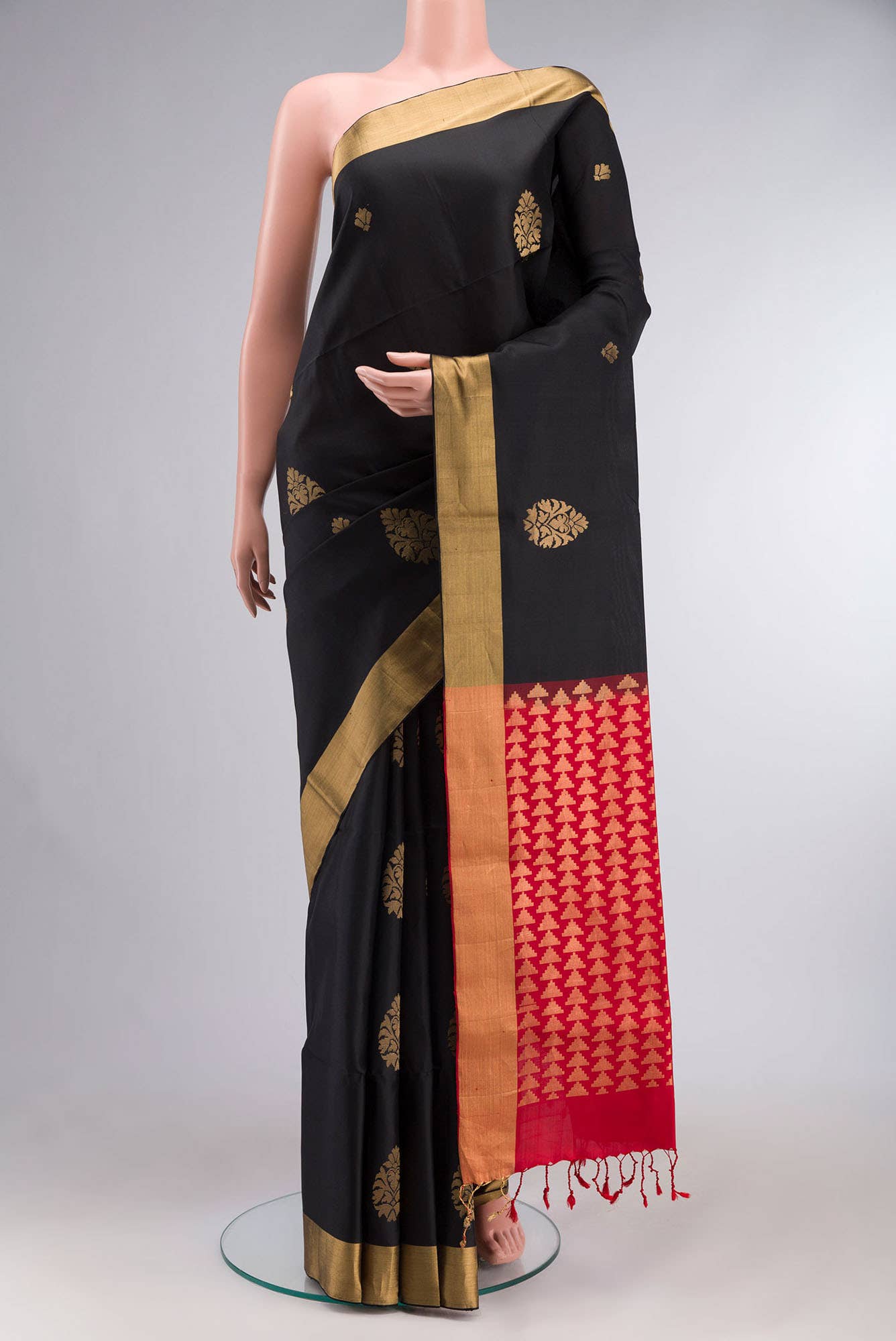 Black Soft Silk Saree