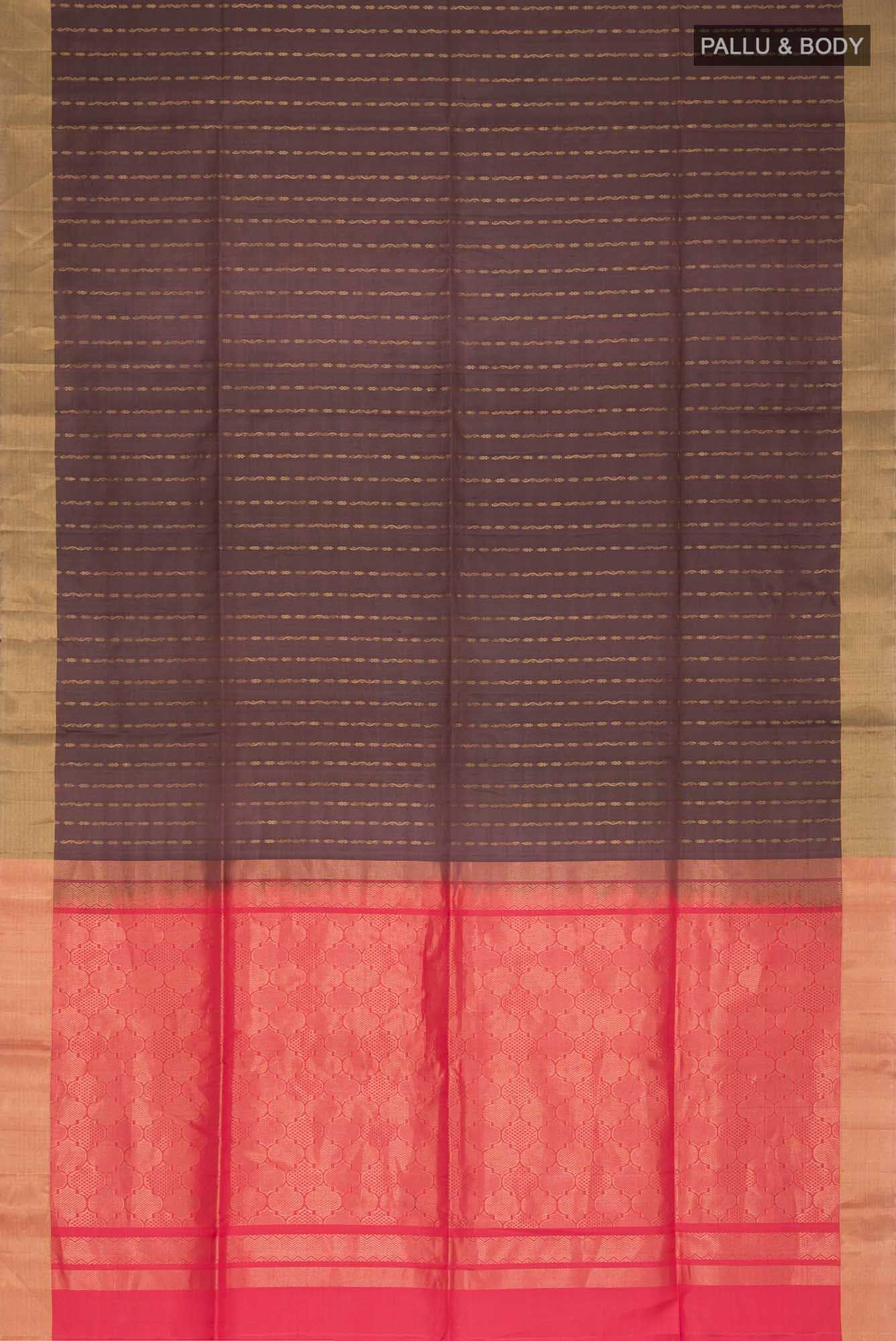 Brown Soft Silk Saree