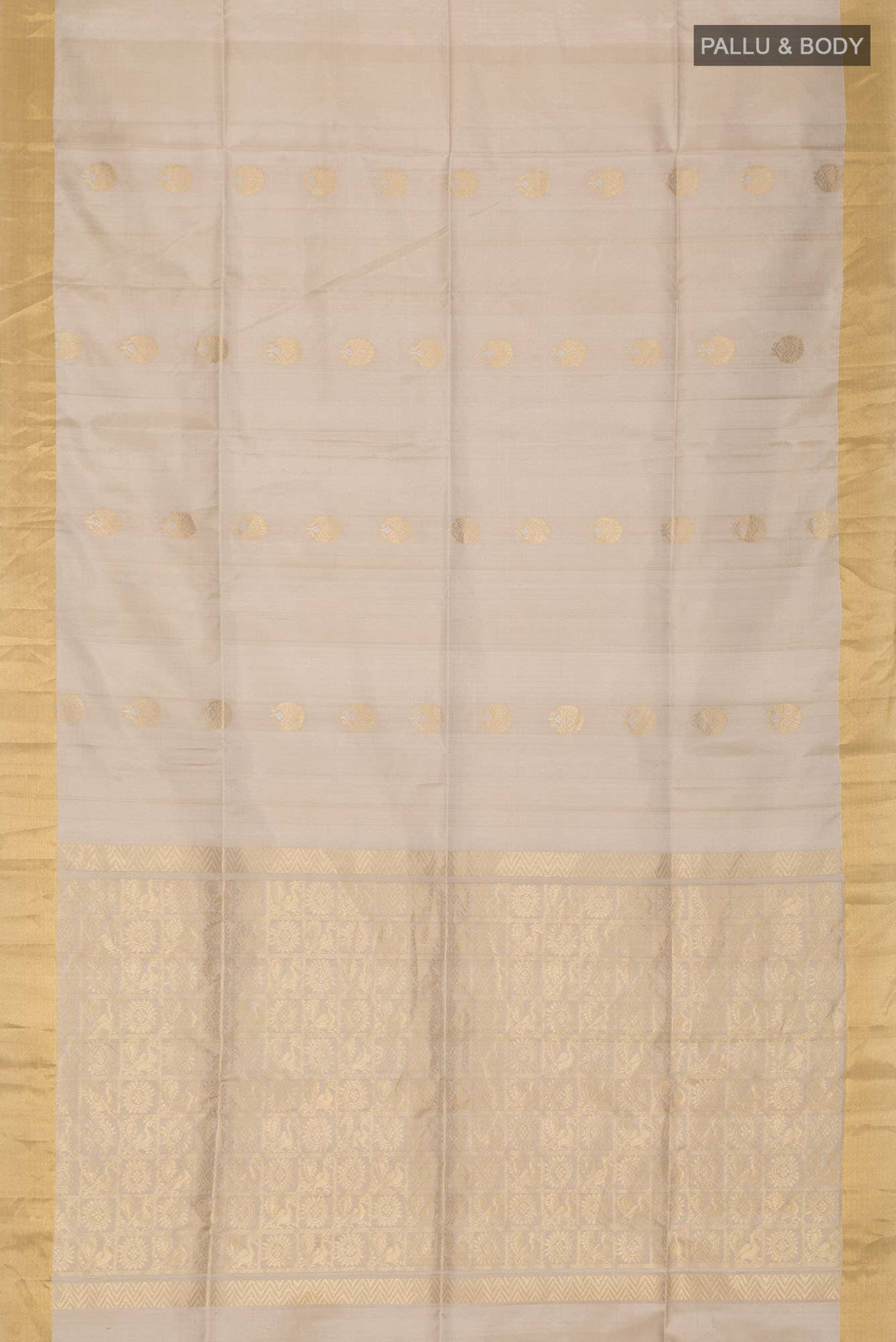 Beige Soft Silk Saree