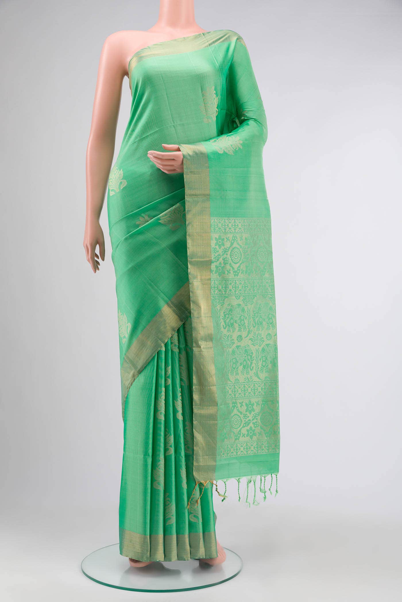 Green Soft Silk Saree