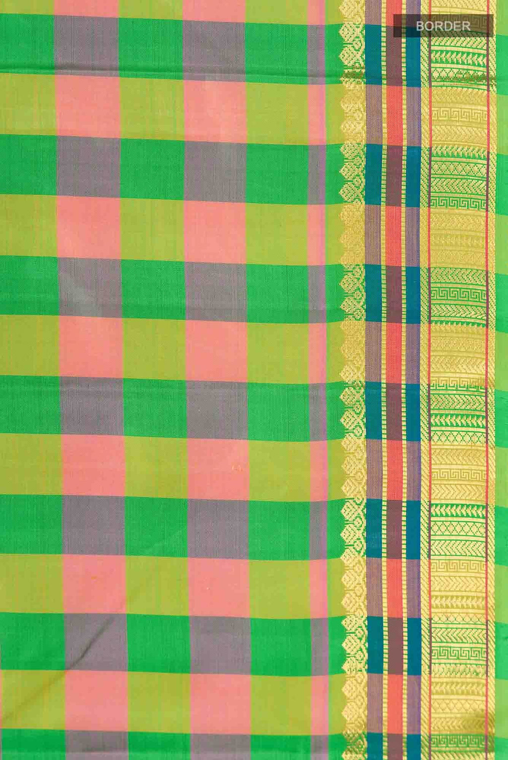 Multi Kanchipuram Silk Saree