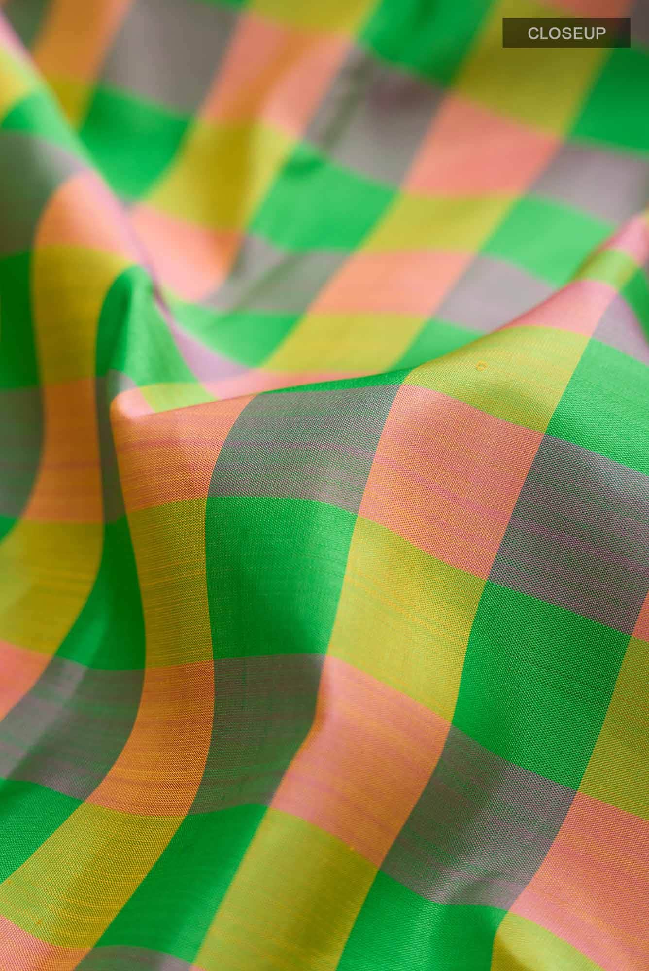 Multi Kanchipuram Silk Saree