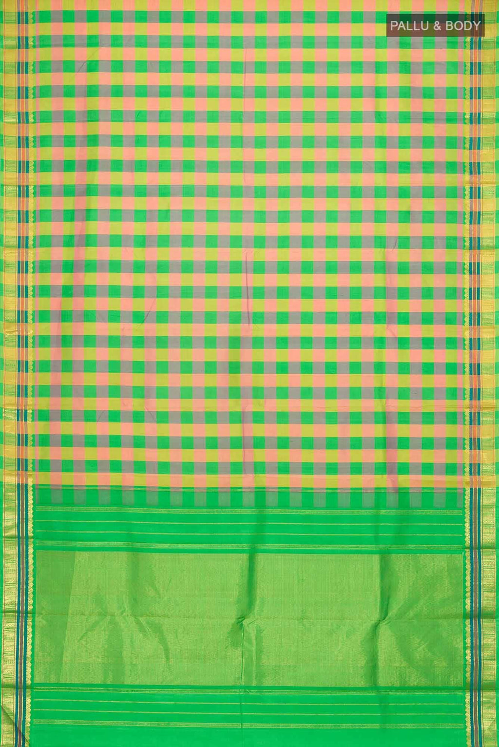 Multi Kanchipuram Silk Saree
