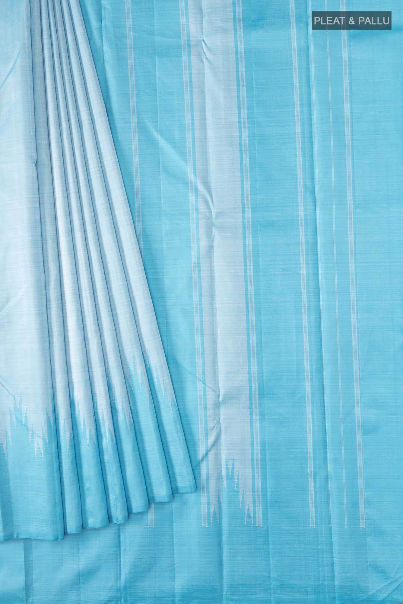 Blue Kanchipuram Silk Saree