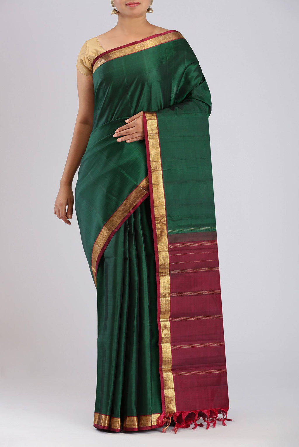 Green Kanchipuram Silk Saree