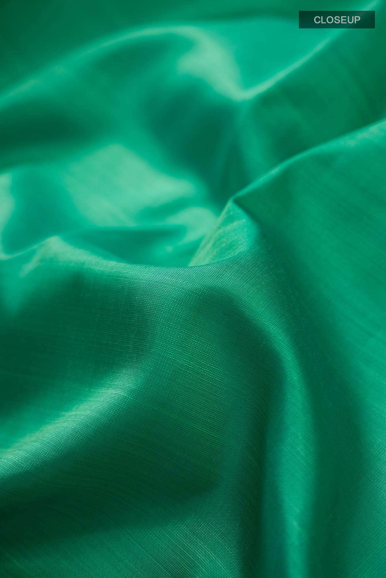Pure Silk Pure Zari Green Kanchipuram Saree
