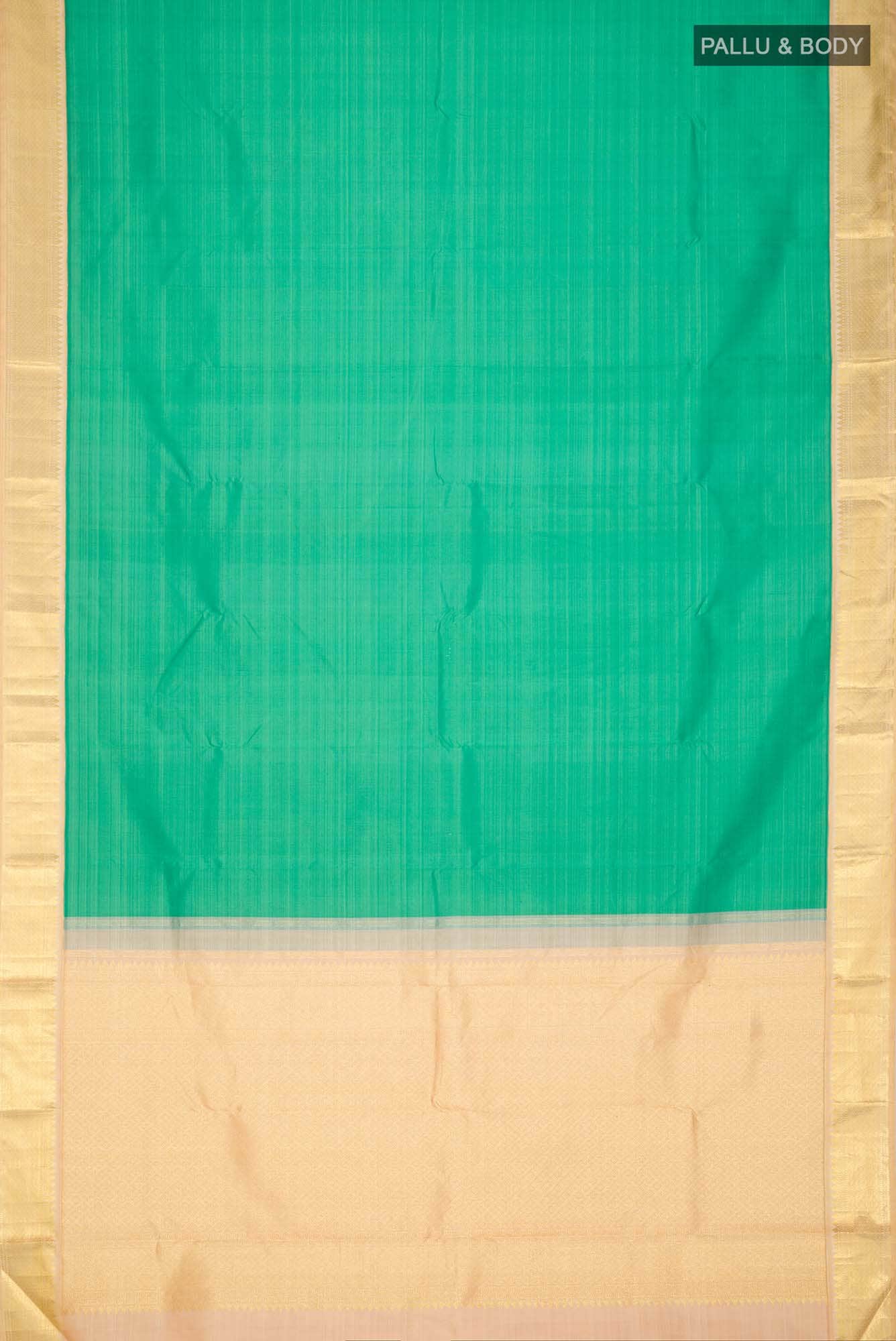 Pure Silk Pure Zari Green Kanchipuram Saree