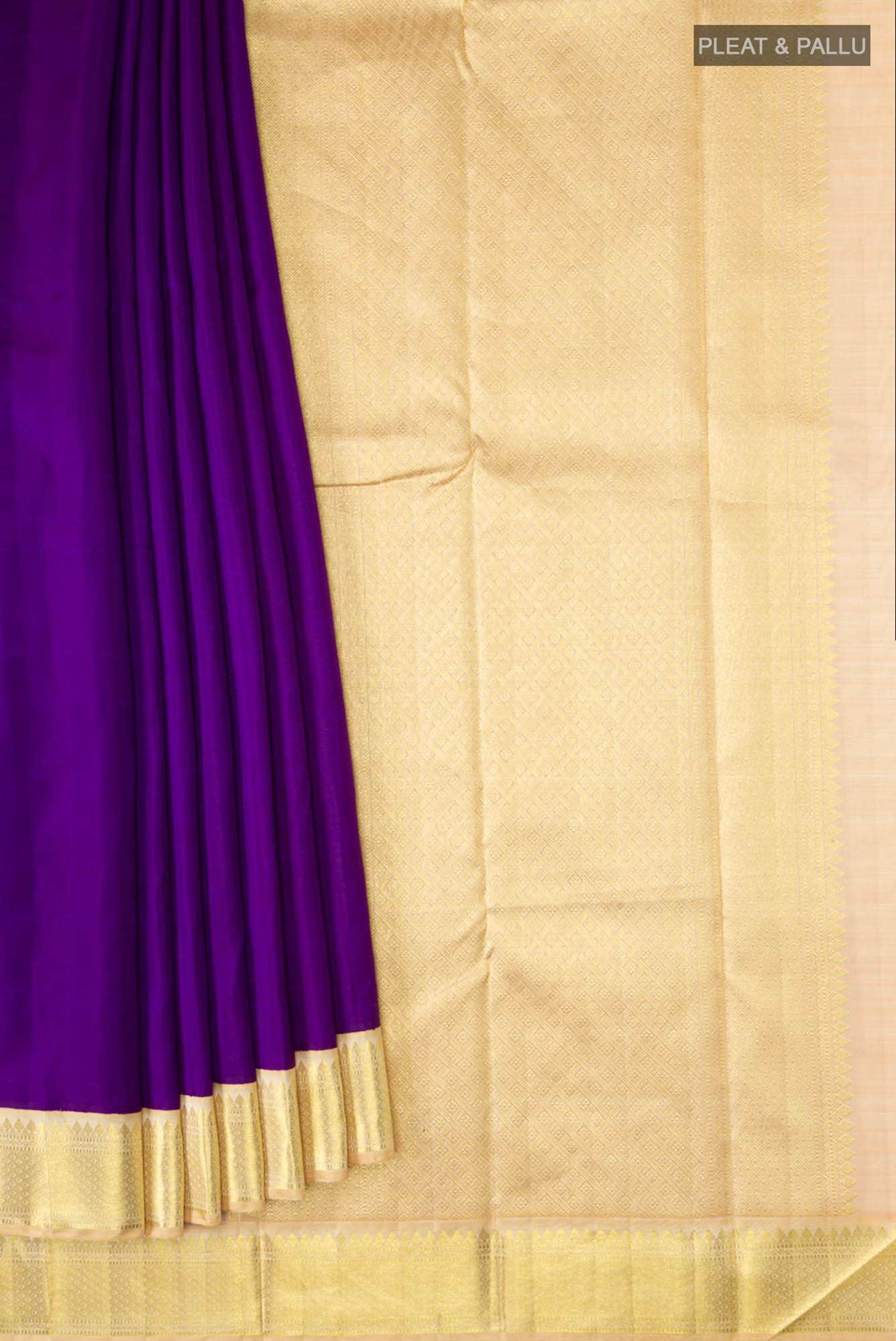 Blue Kanchipuram Silk Saree