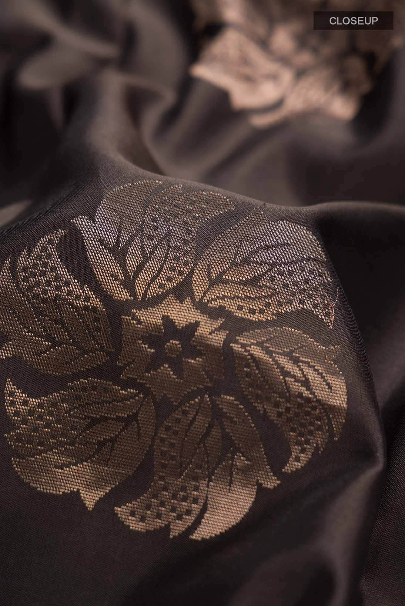 Brown Soft Silk Saree