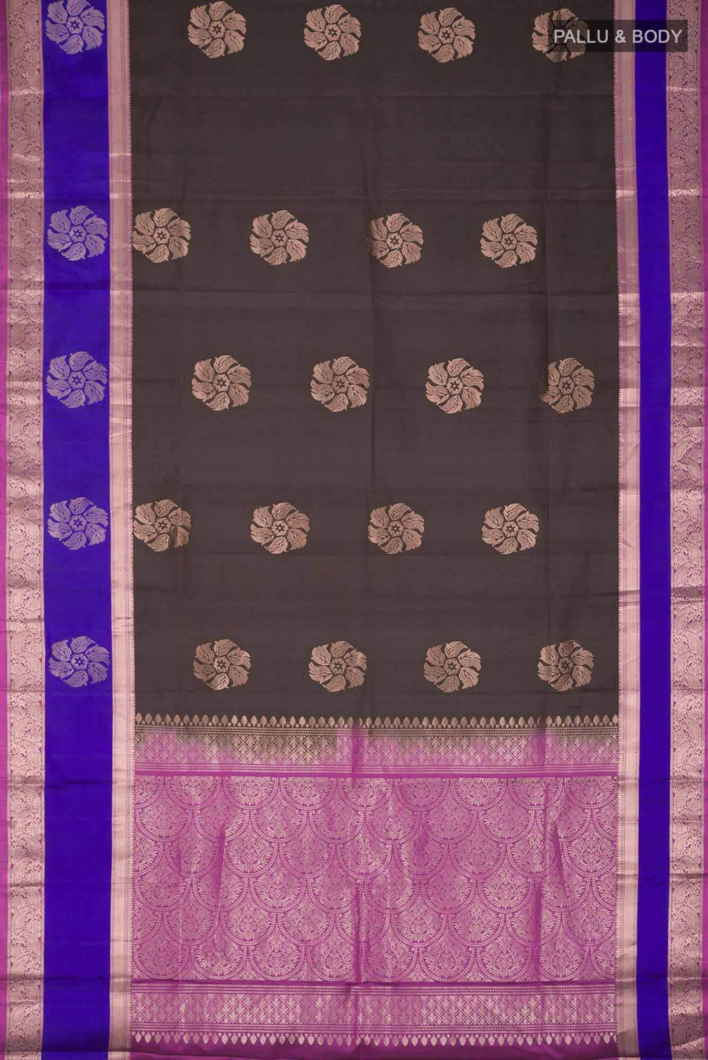 Brown Soft Silk Saree