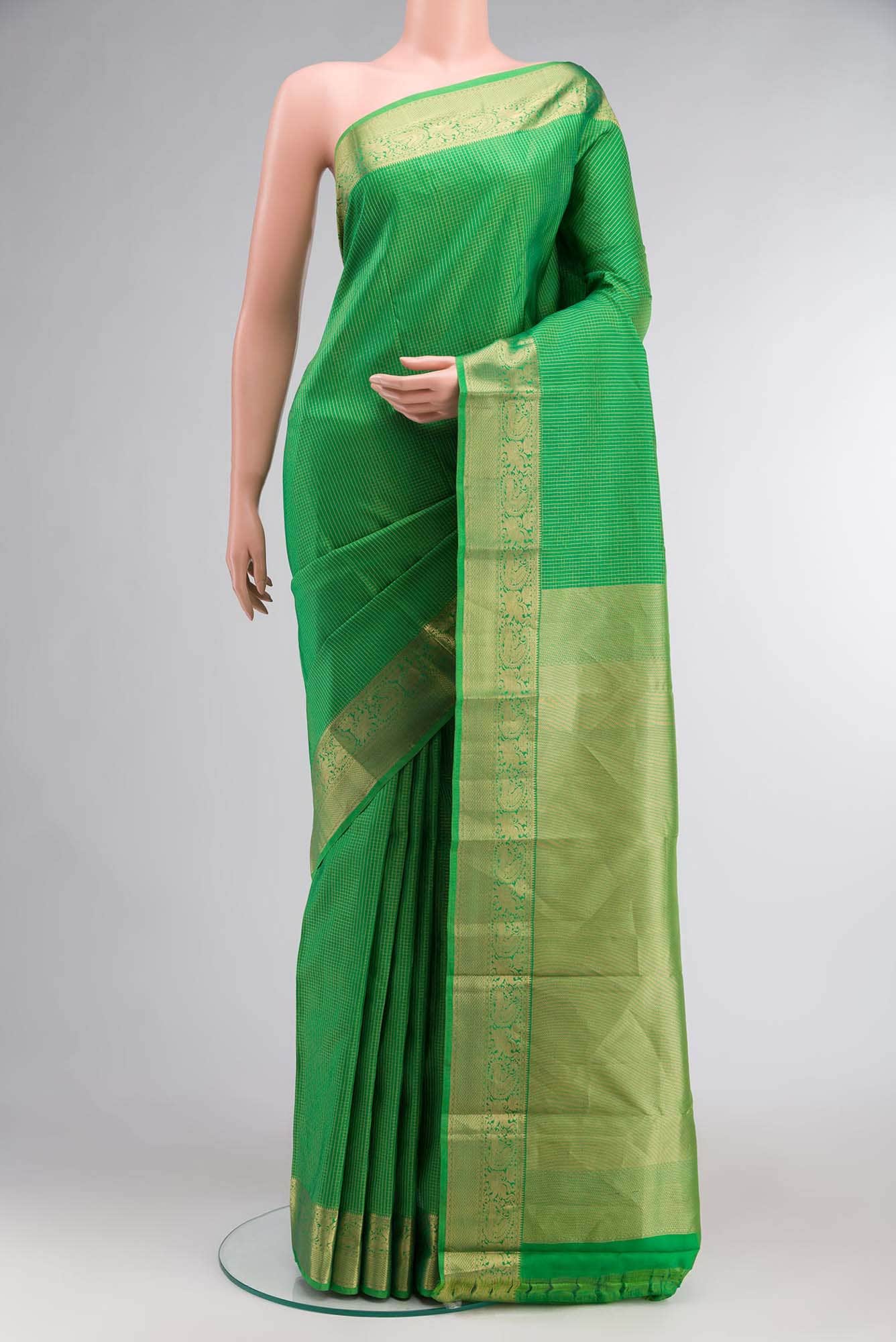 Green Kanchipuram Silk Saree