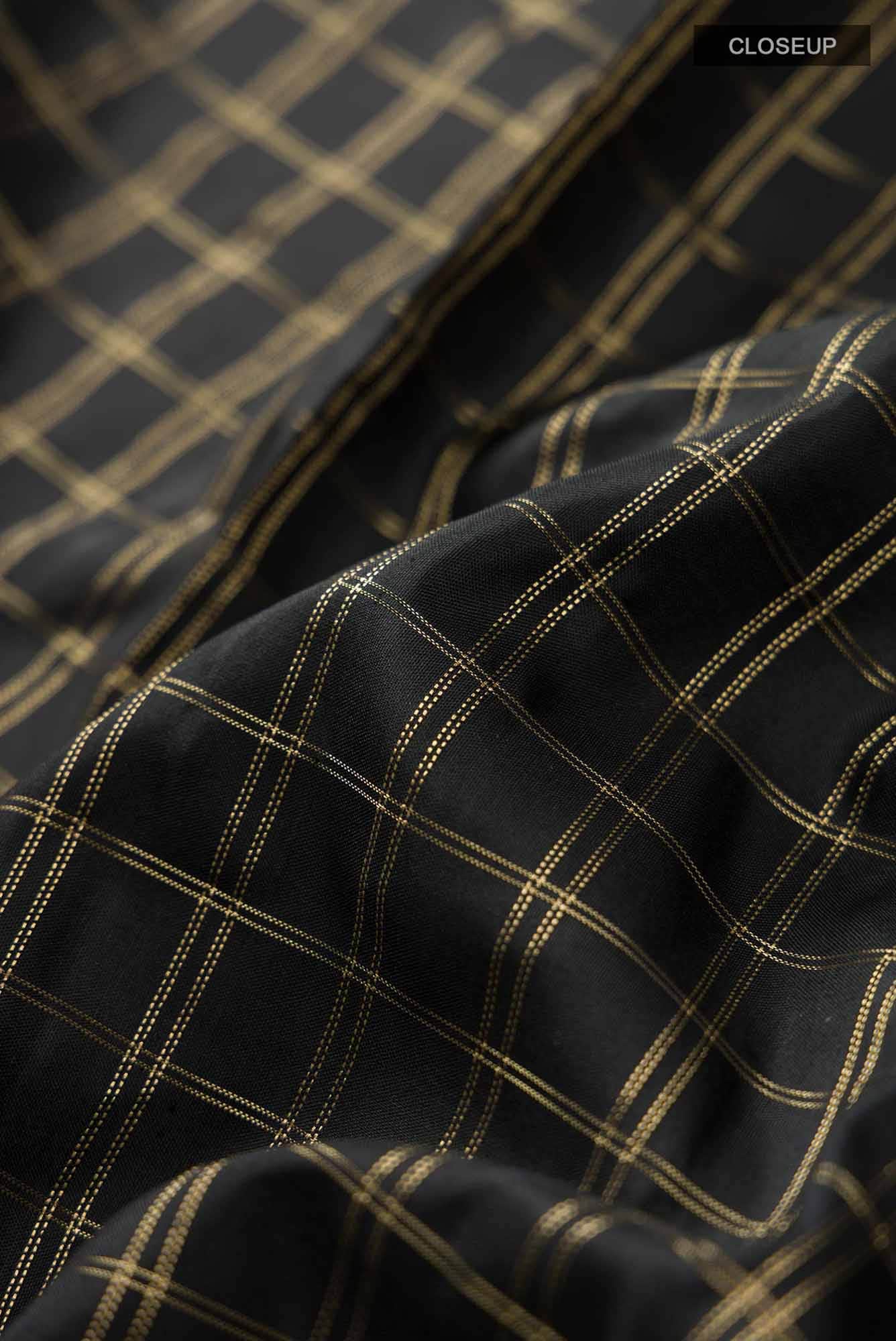 Black Kanchipuram Silk Saree