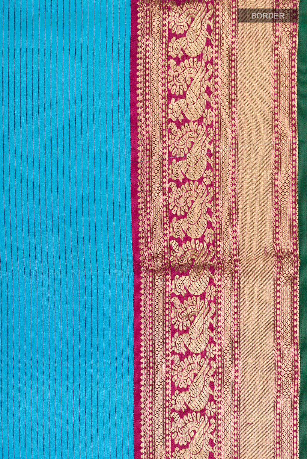 Blue Kanchipuram Silk Saree