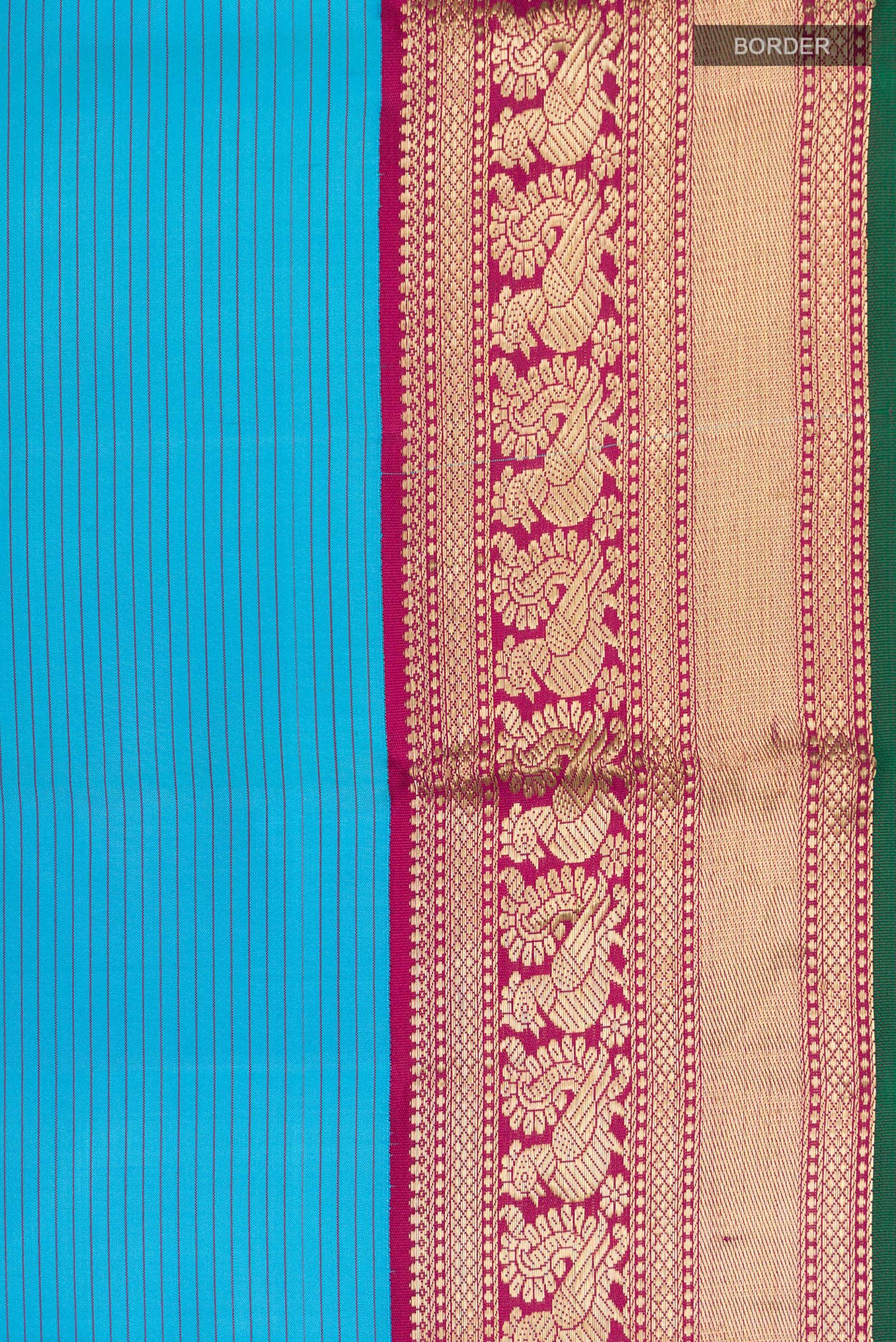 Blue Kanchipuram Silk Saree