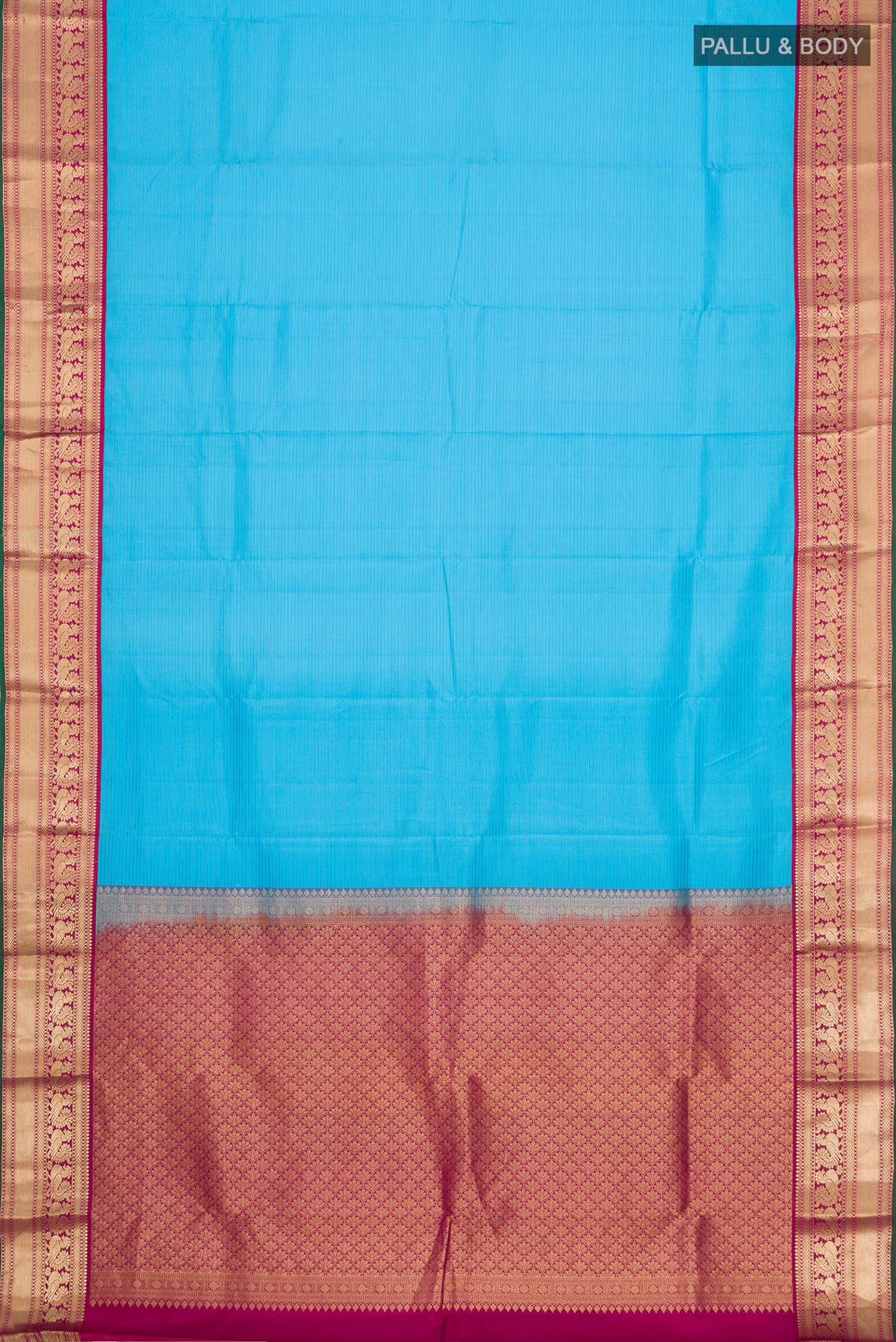 Blue Kanchipuram Silk Saree