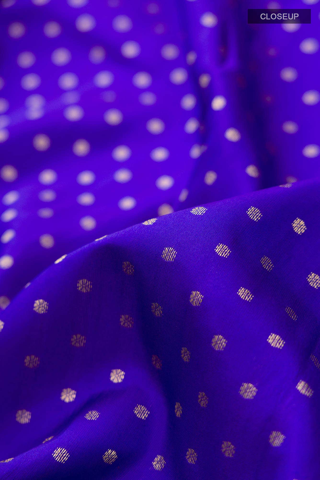 Blue Kanchipuram Silk Saree