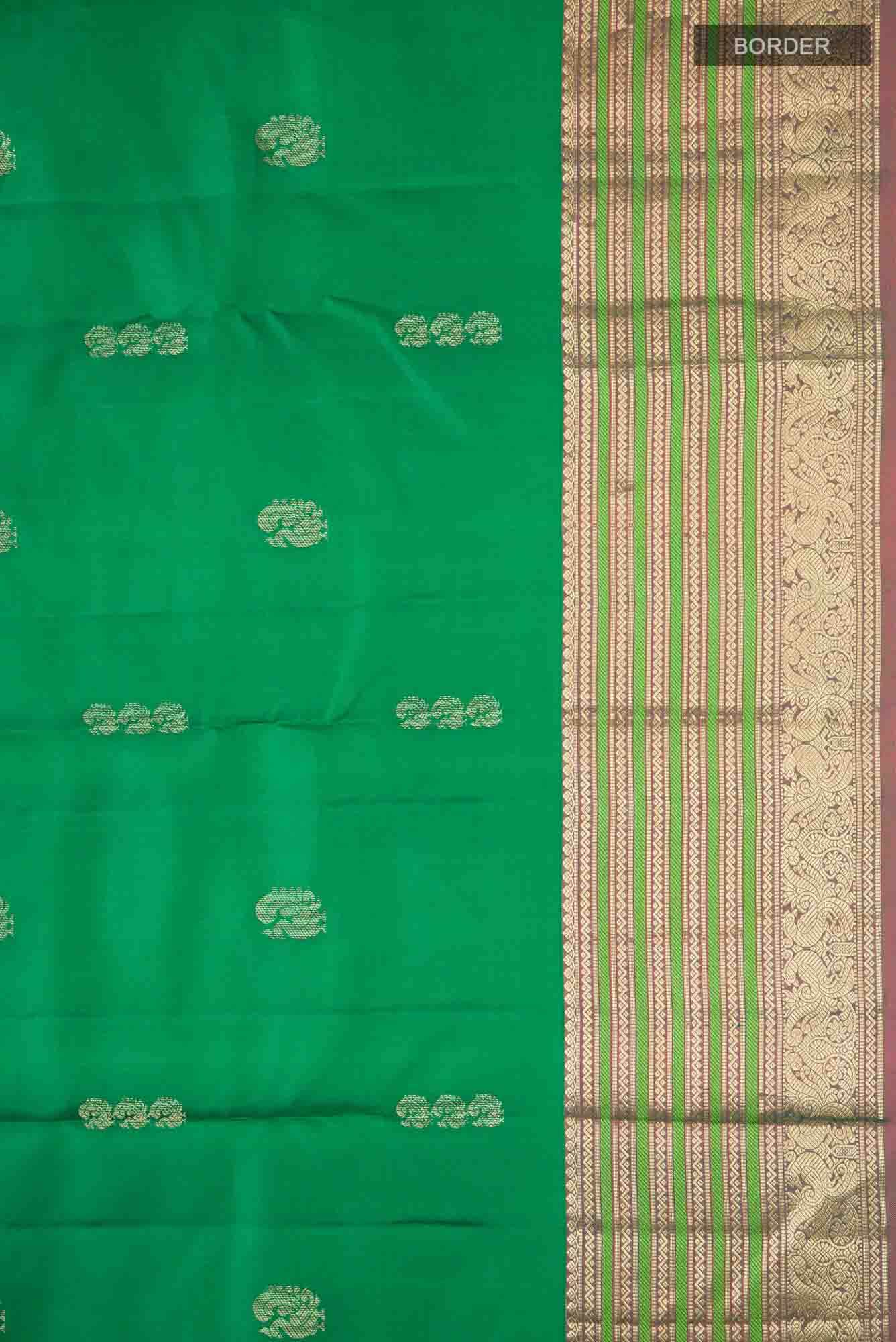 Green Kanchipuram Silk Saree