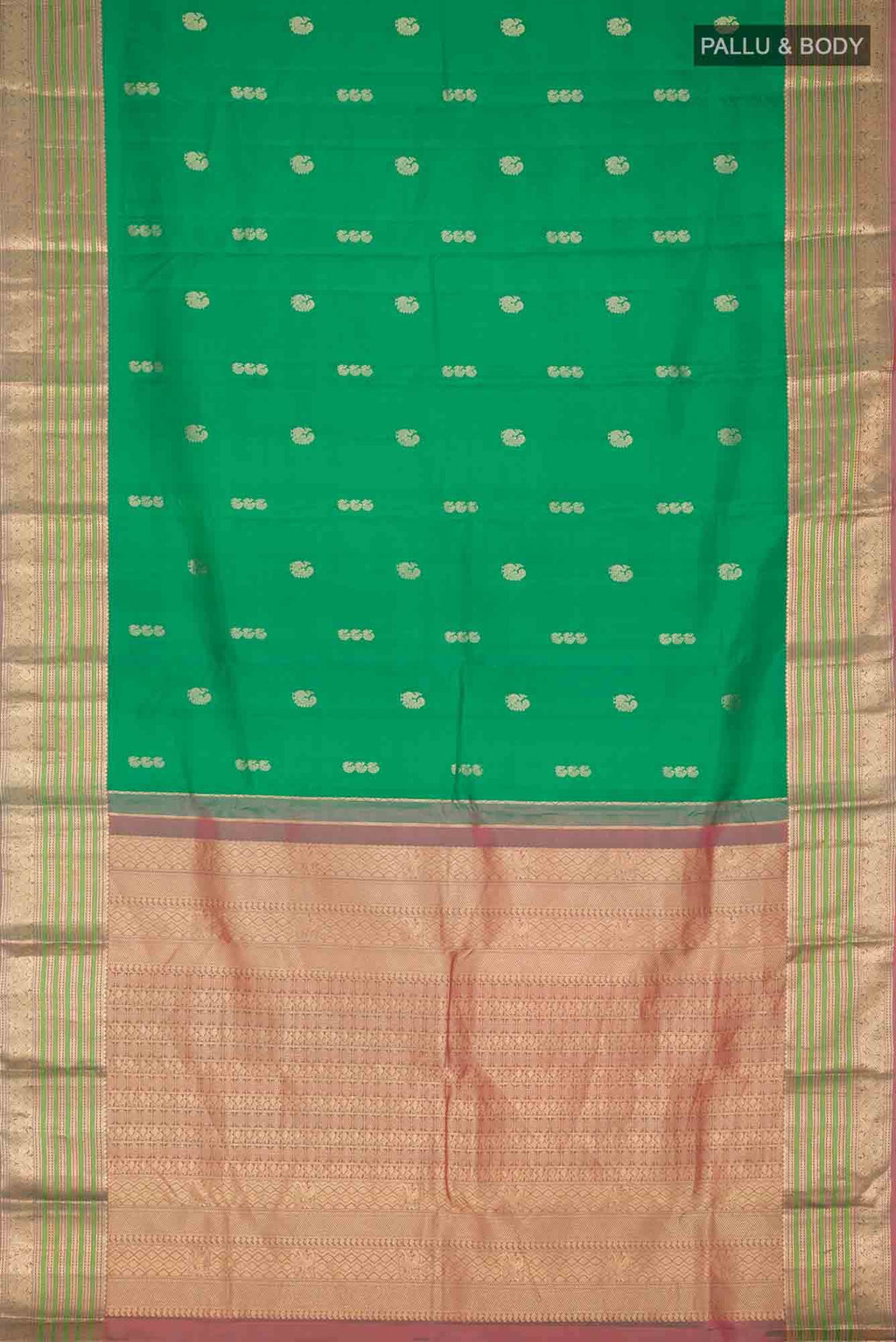 Green Kanchipuram Silk Saree