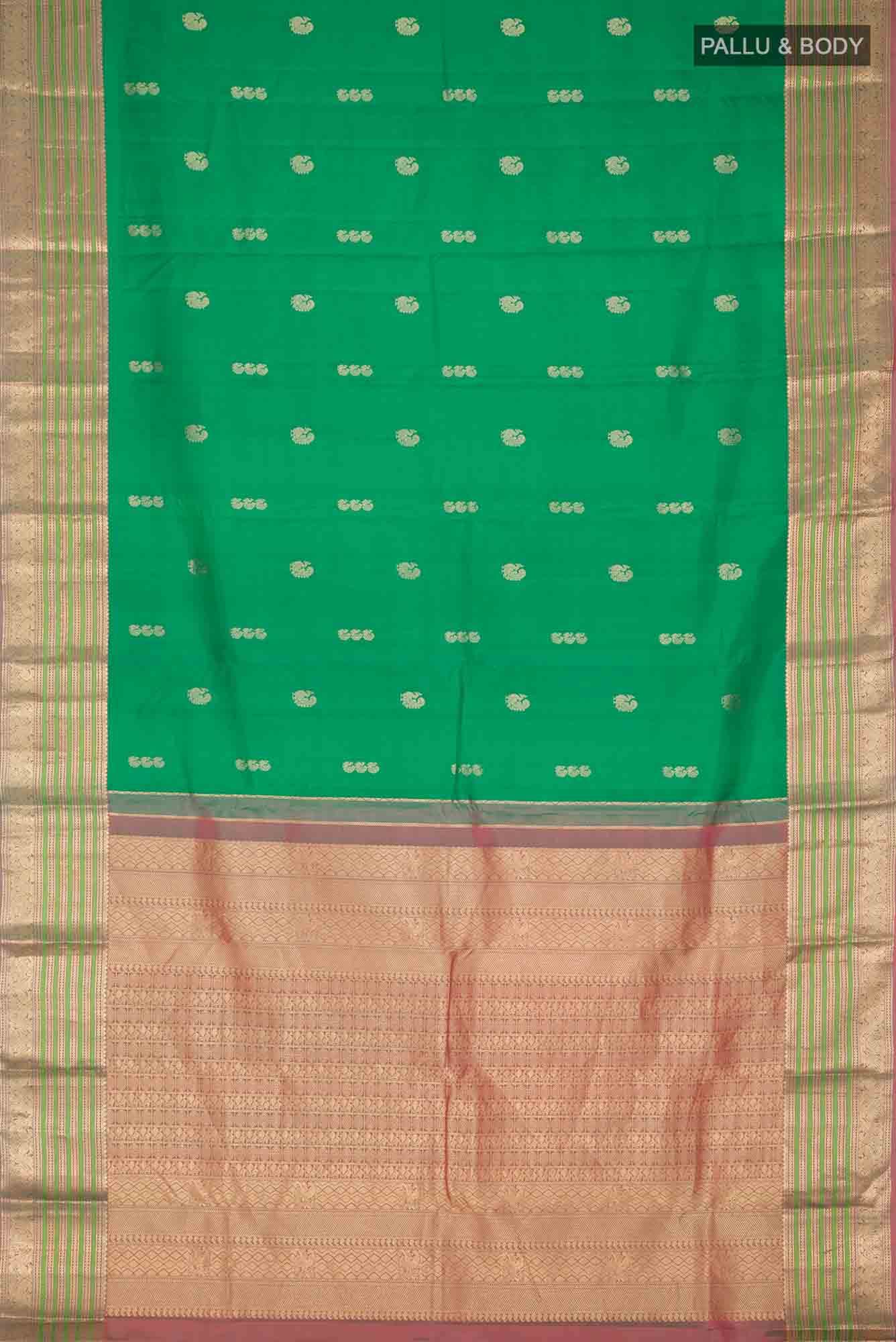 Green Kanchipuram Silk Saree