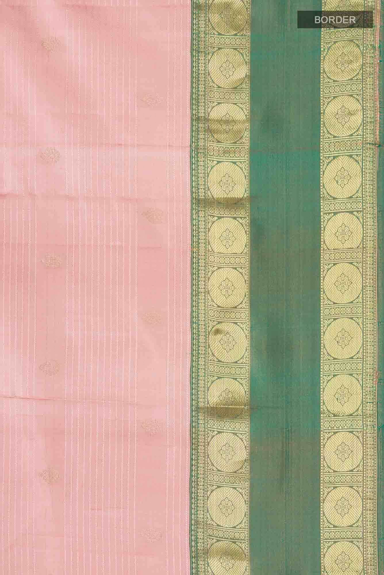 Pink Kanchipuram Silk Saree