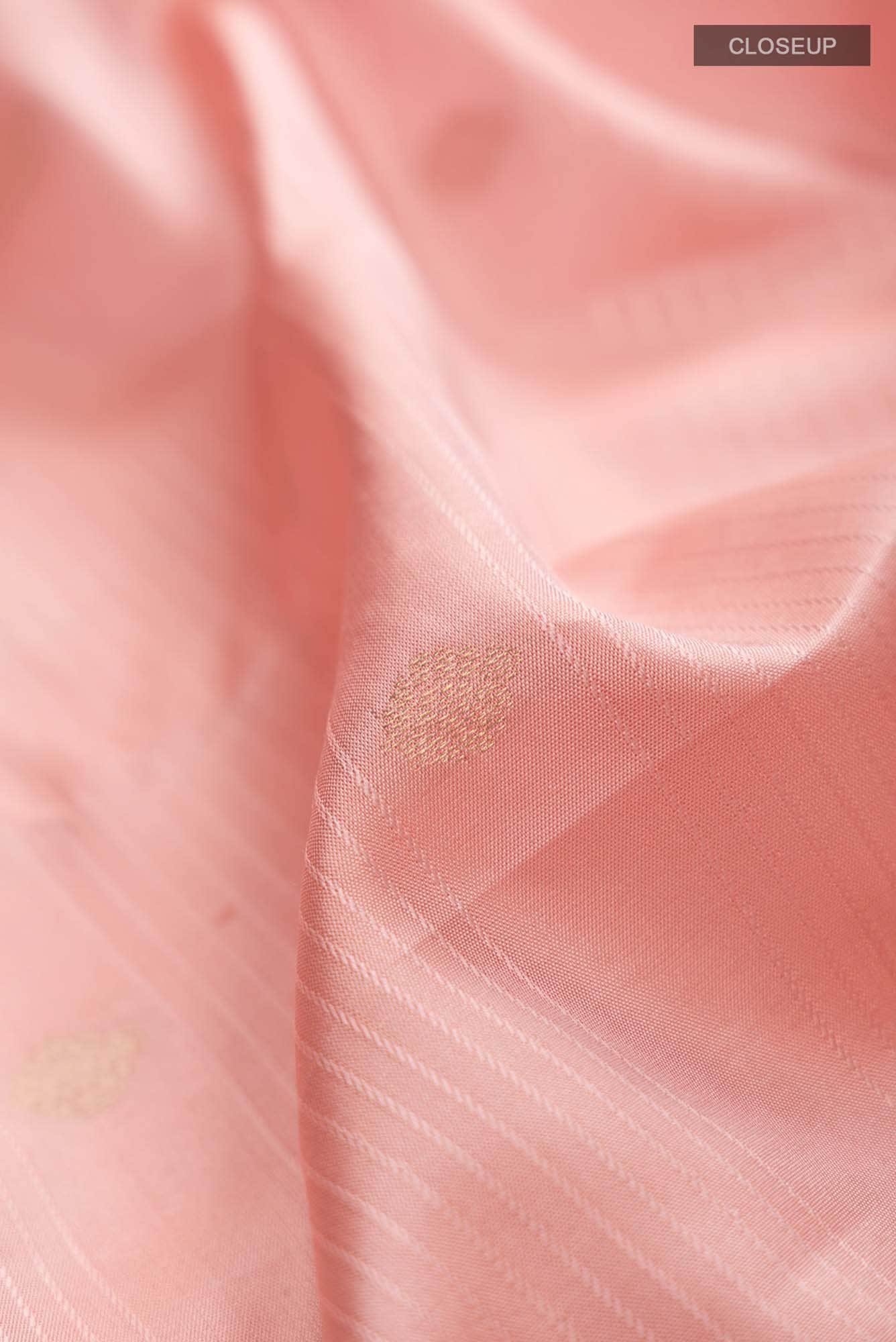 Pink Kanchipuram Silk Saree
