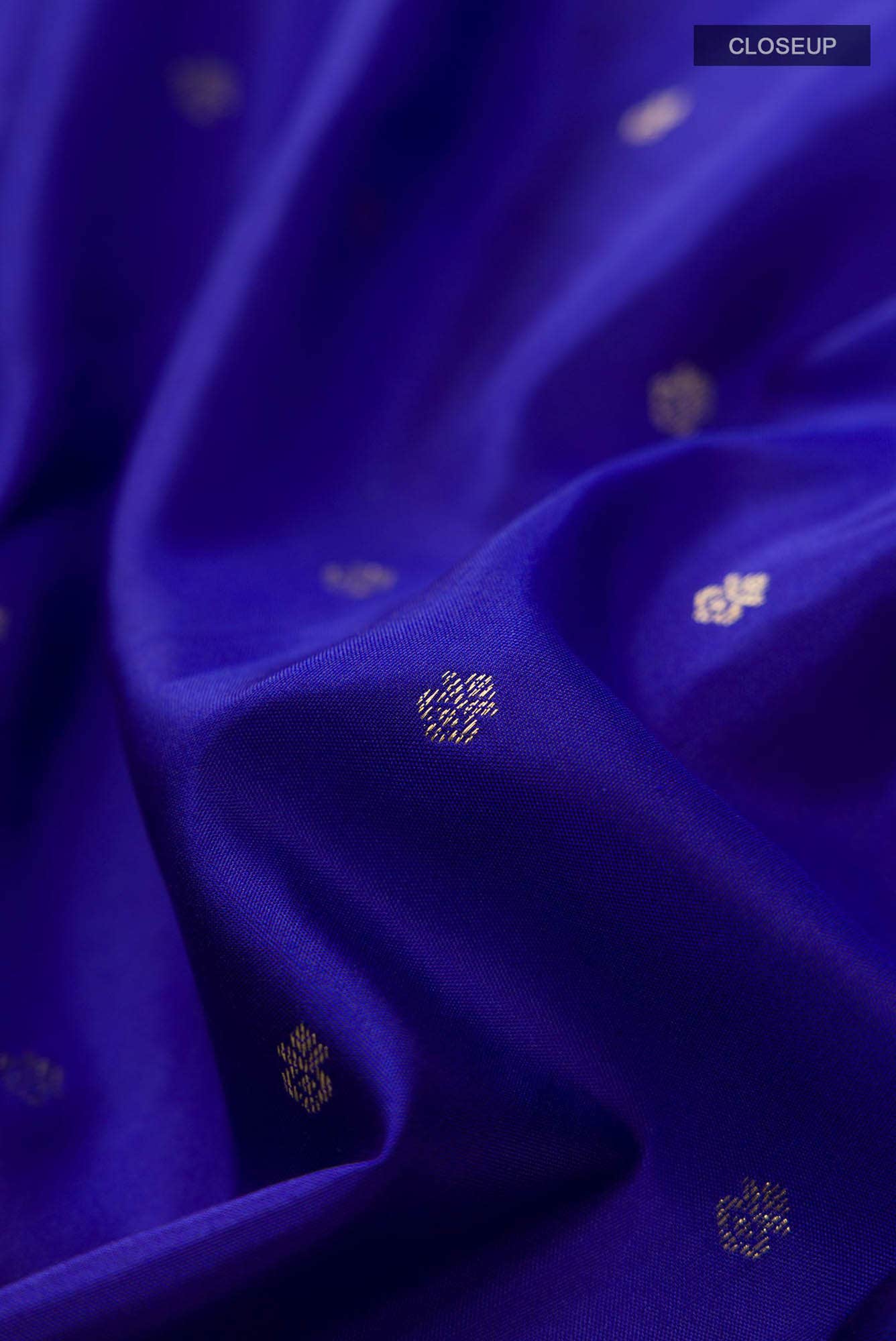 Blue Kanchipuram Silk Saree