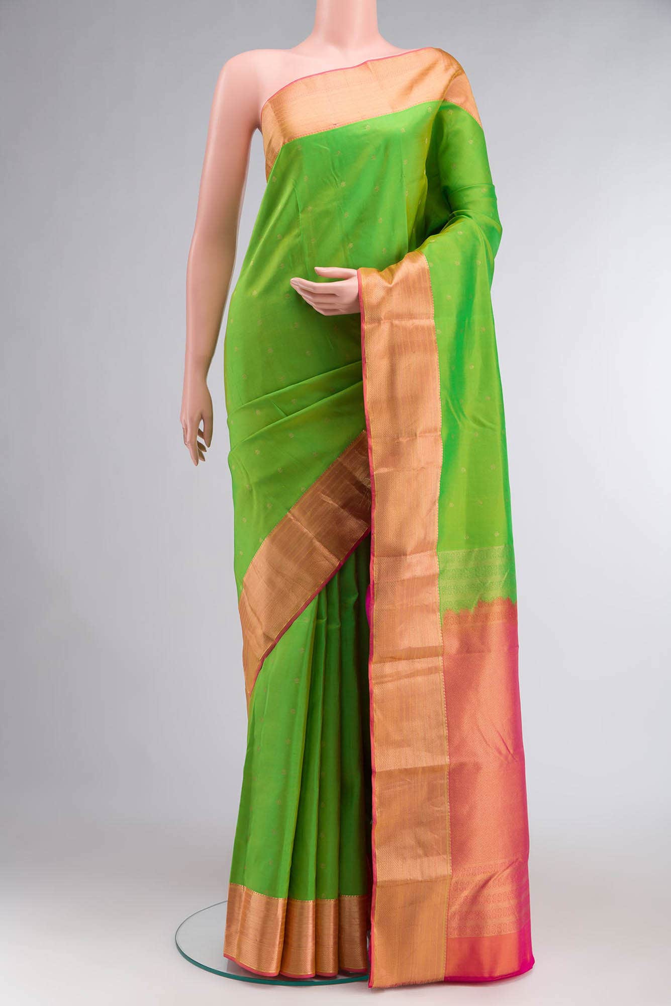 Green Kanchipuram Silk Saree
