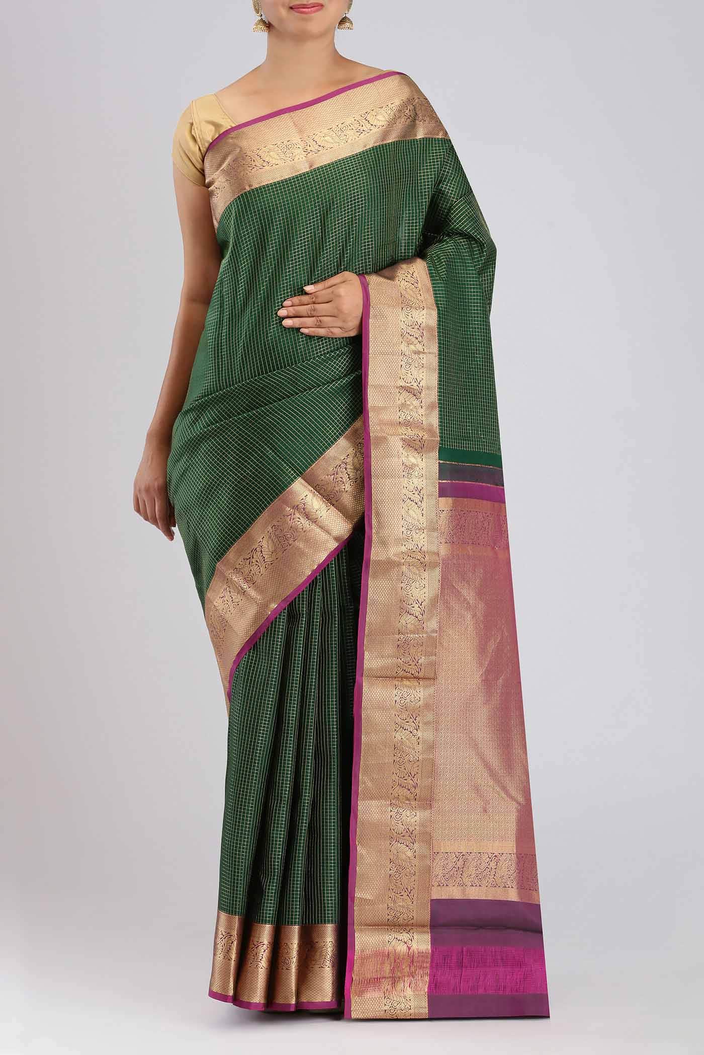 Green Kanchipuram Silk Saree