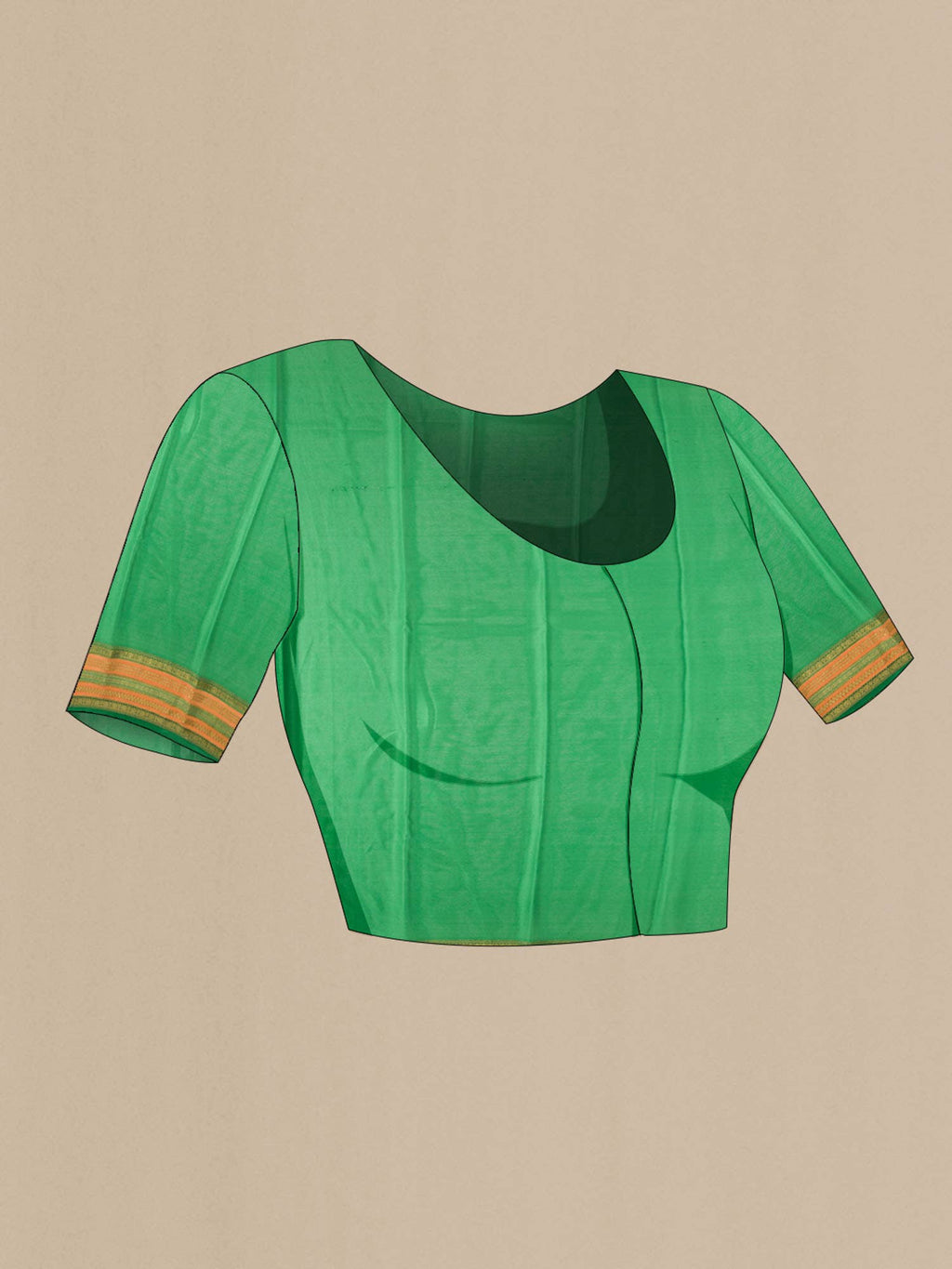 Pista Green Mysore Crepe Saree