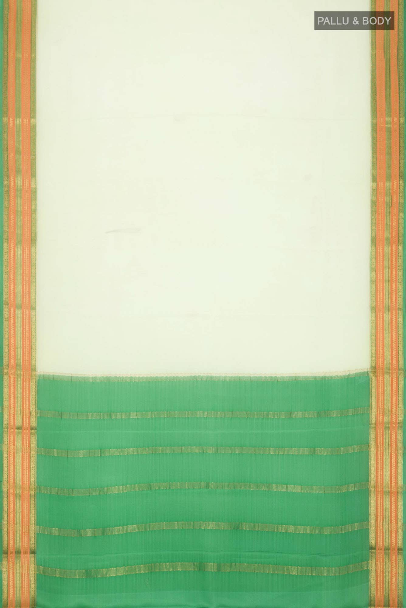 Pista Green Mysore Crepe Saree