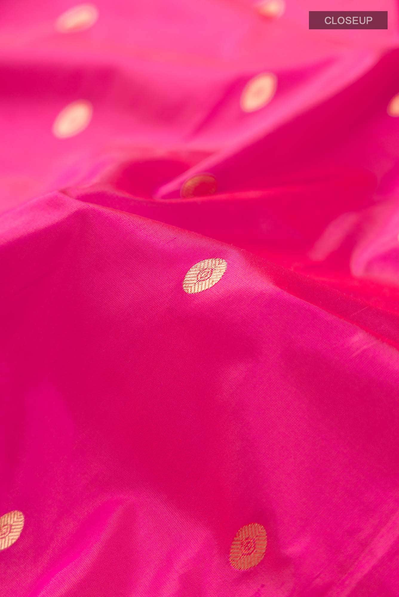 Pink Bangalore Silk Saree